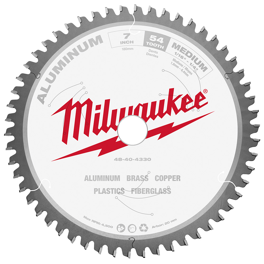 Product image for MILW 48-40-4330 7 in. 54T Non-Ferro