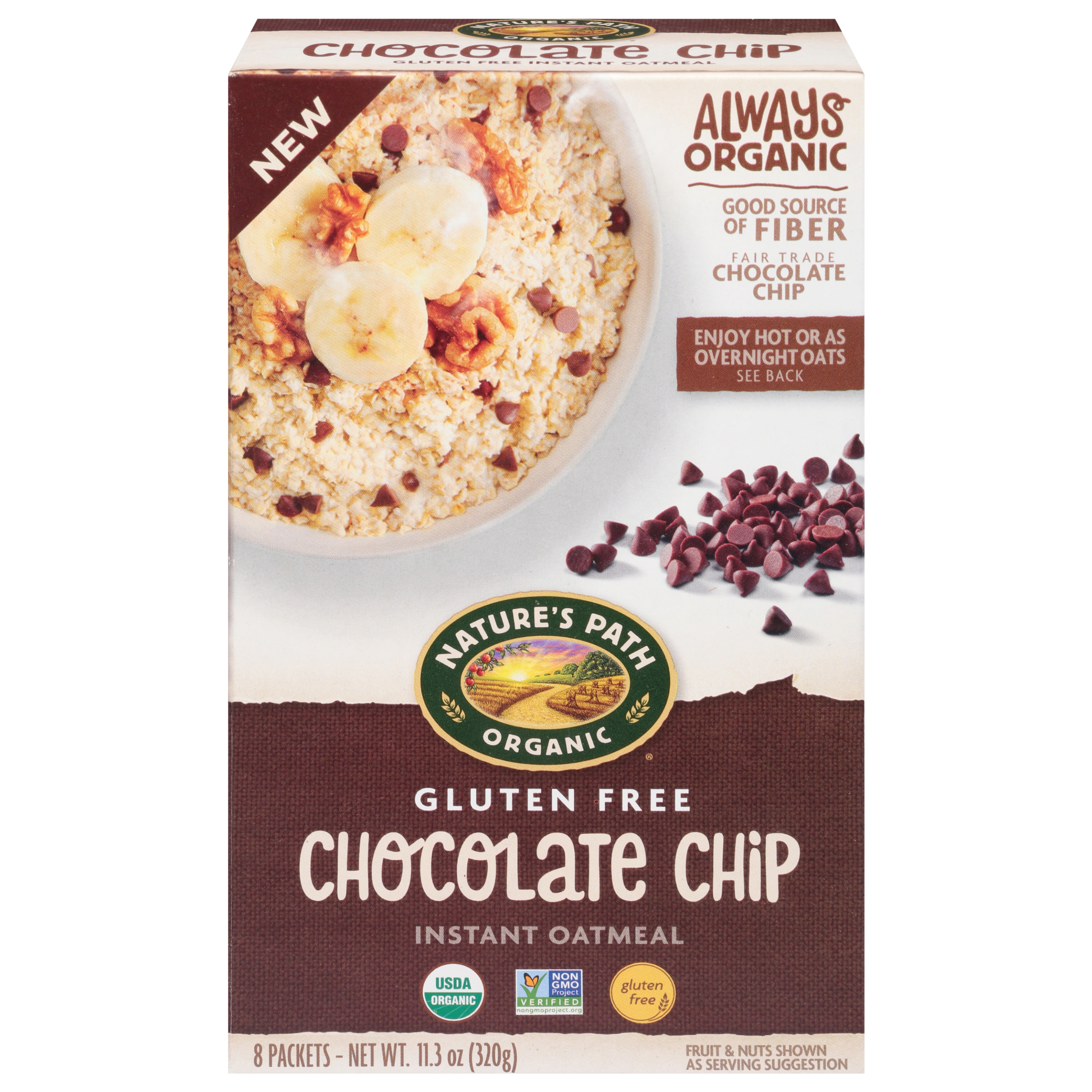 Nature's Path Organic Chocolate Chip Instant Oatmeal