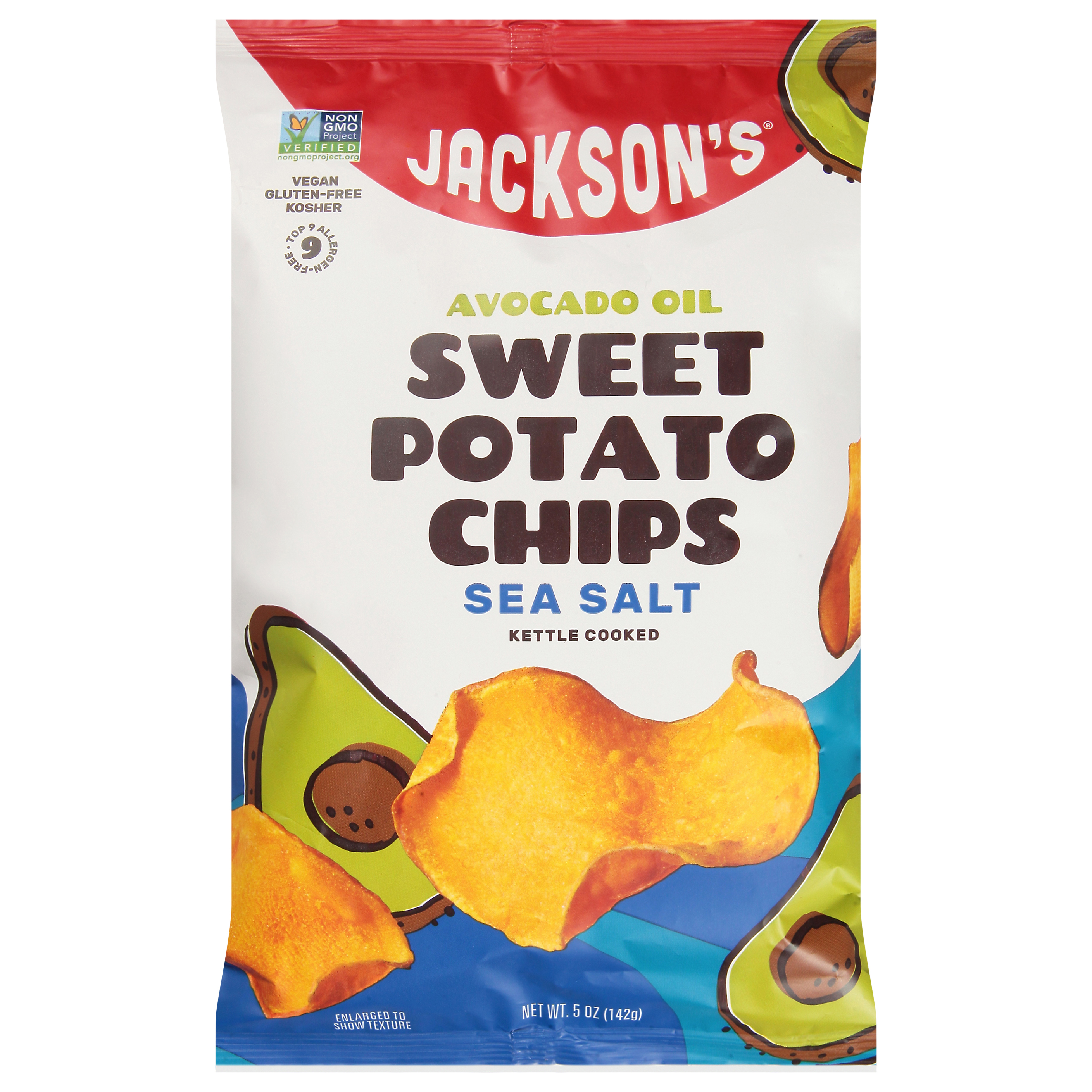 Jackson's Avocado Oil Kettle Cooked Sea Salt Sweet Potato Chips