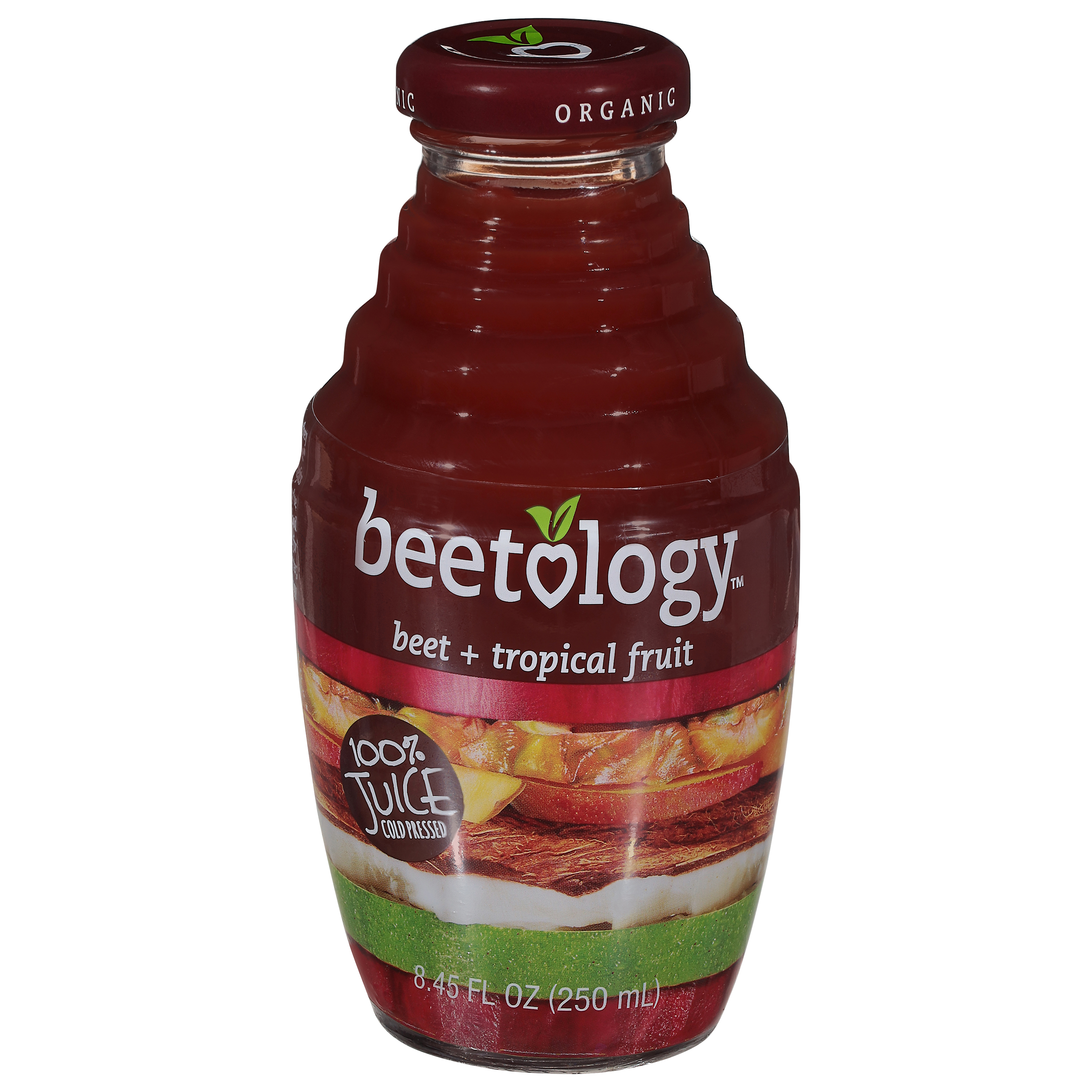 Beetology Cold Pressed Organic Beet + Tropical Fruit 100% Juice