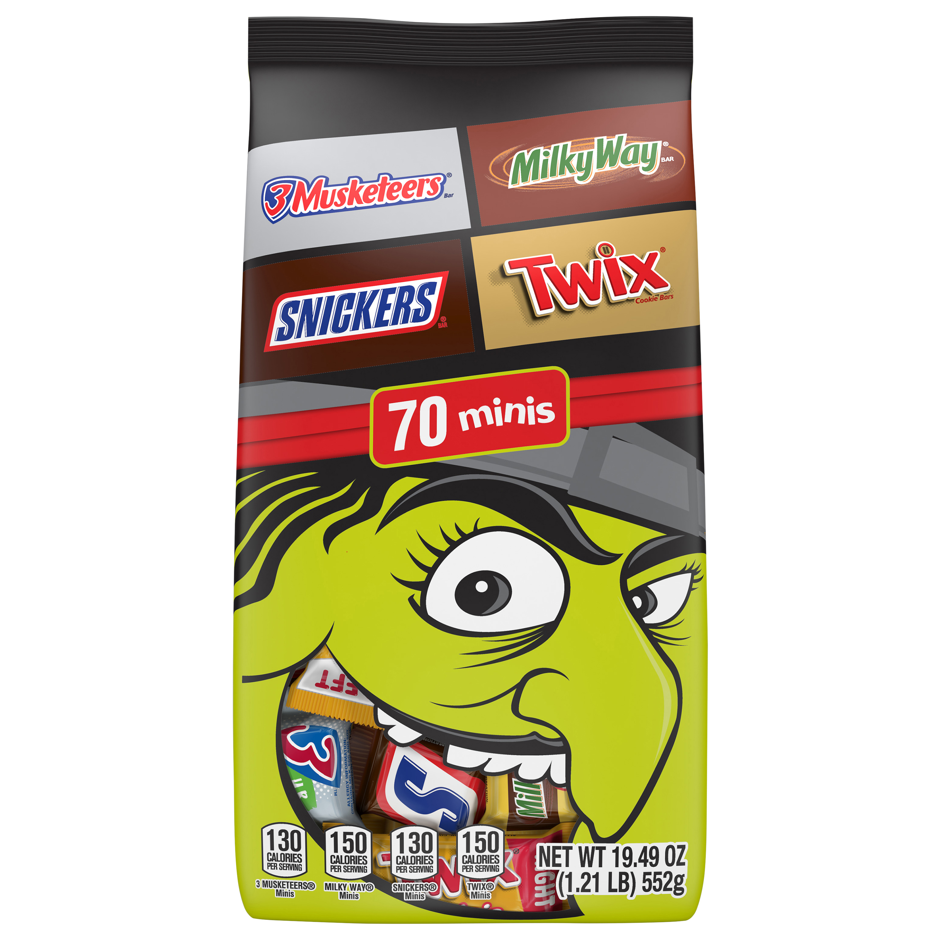 Mars Wrigley Candies, Minis, 70 Each