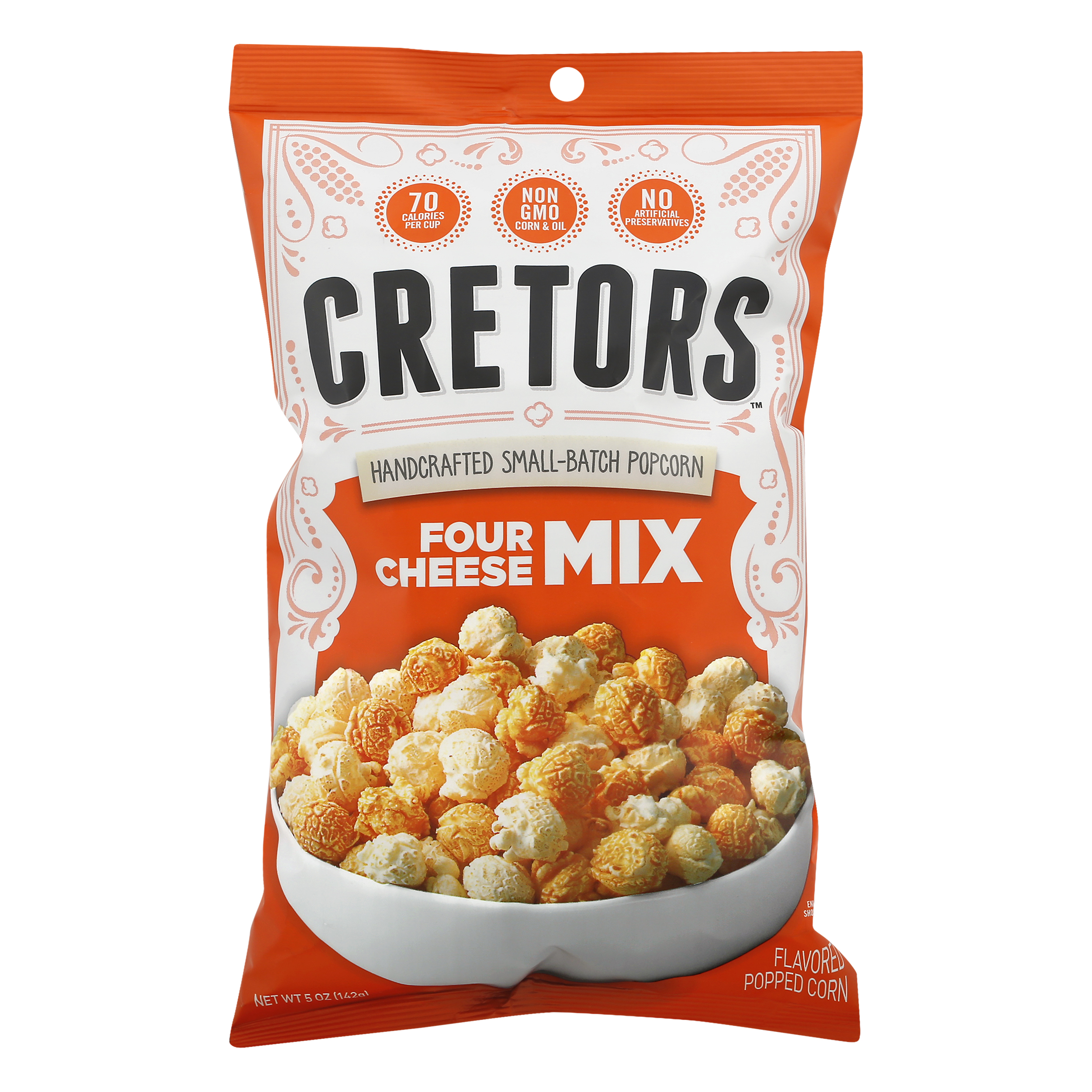 Cretors Four Cheese Mix Flavored Popped Corn