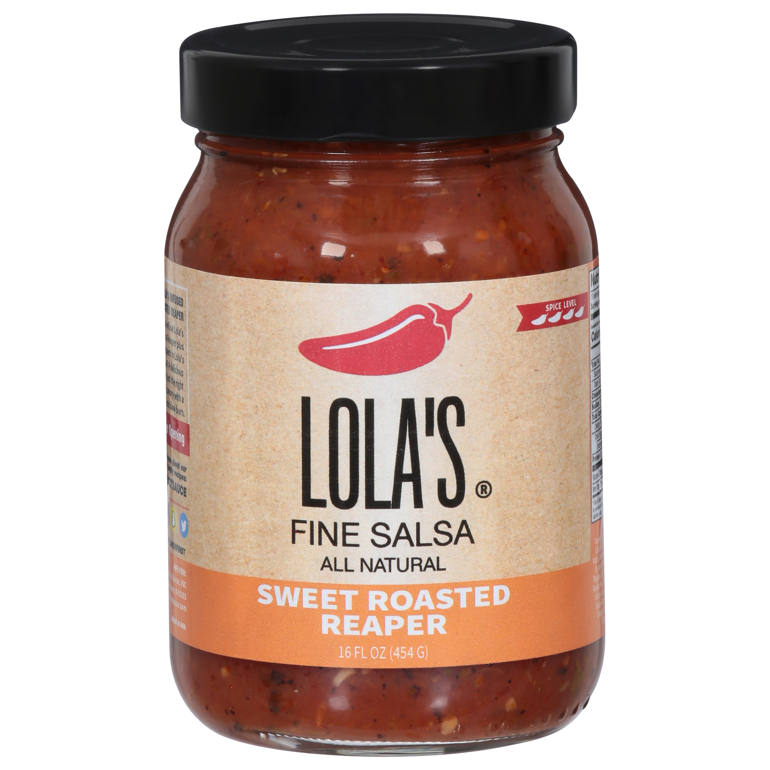 Lola's Sweet Roasted Reaper Fine Salsa