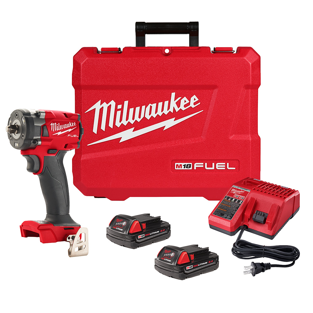 M18 FUEL™ 3/8 Compact Impact Wrench w/ Friction Ring CP2.0 Kit Image