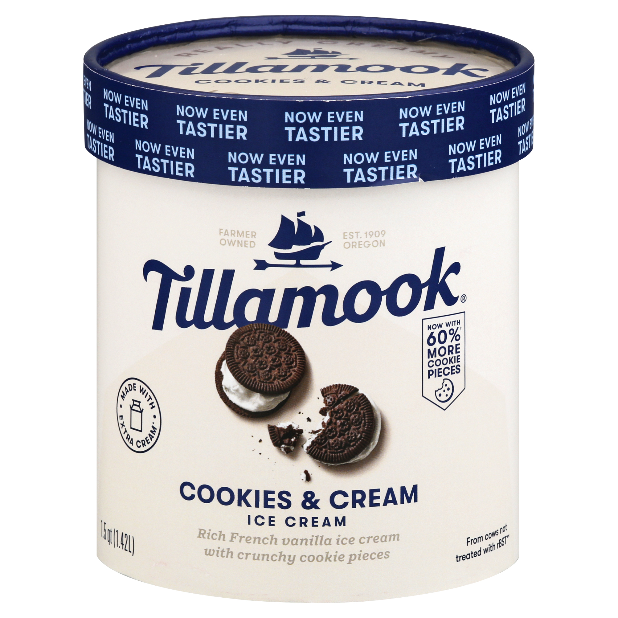 Tillamook Cookies & Cream Ice Cream