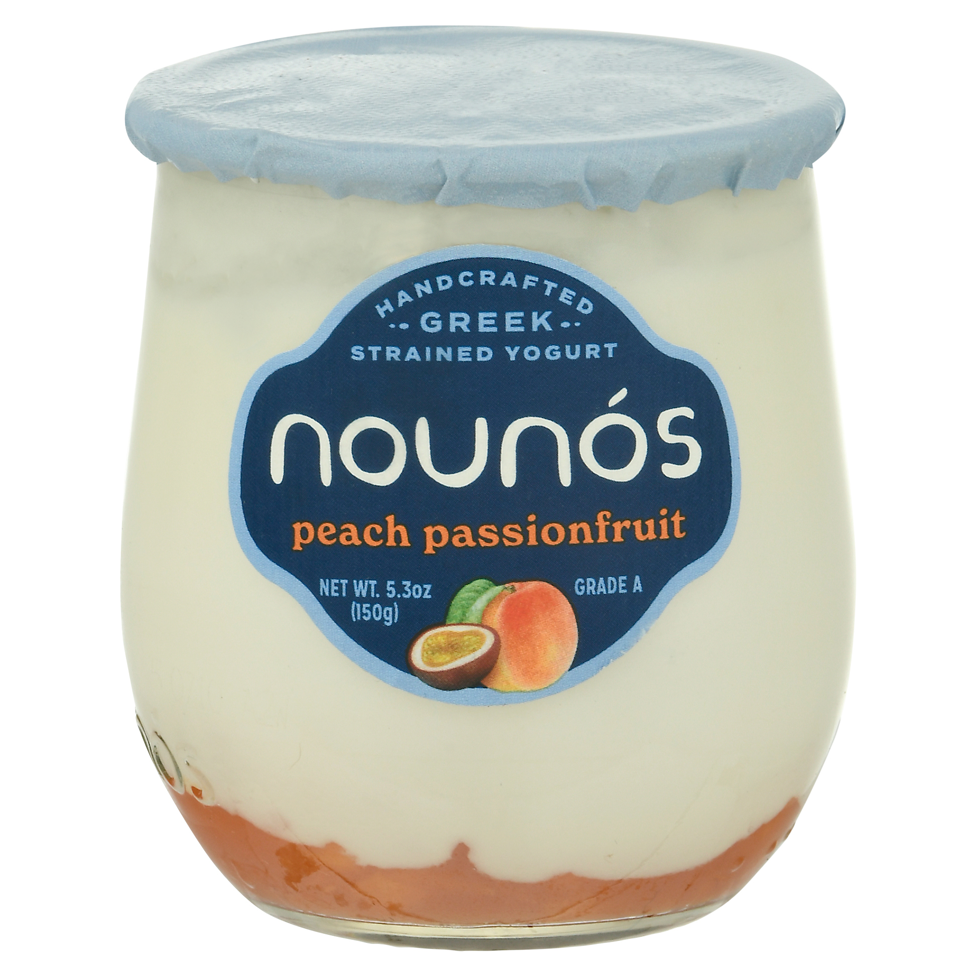 Nounos Strained Greek Peach Passionfruit Yogurt