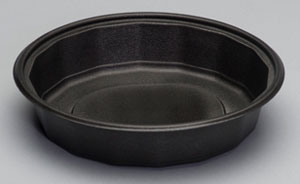 FP048 48oz ROUND Black CONTAINER   300/CS