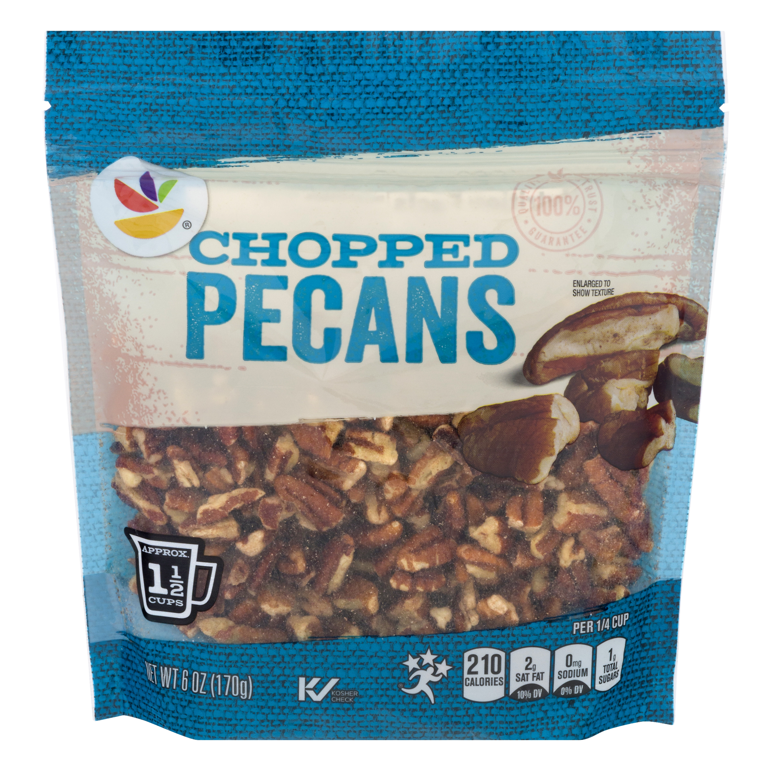 Ahold Chopped Pecans 6 oz BAG