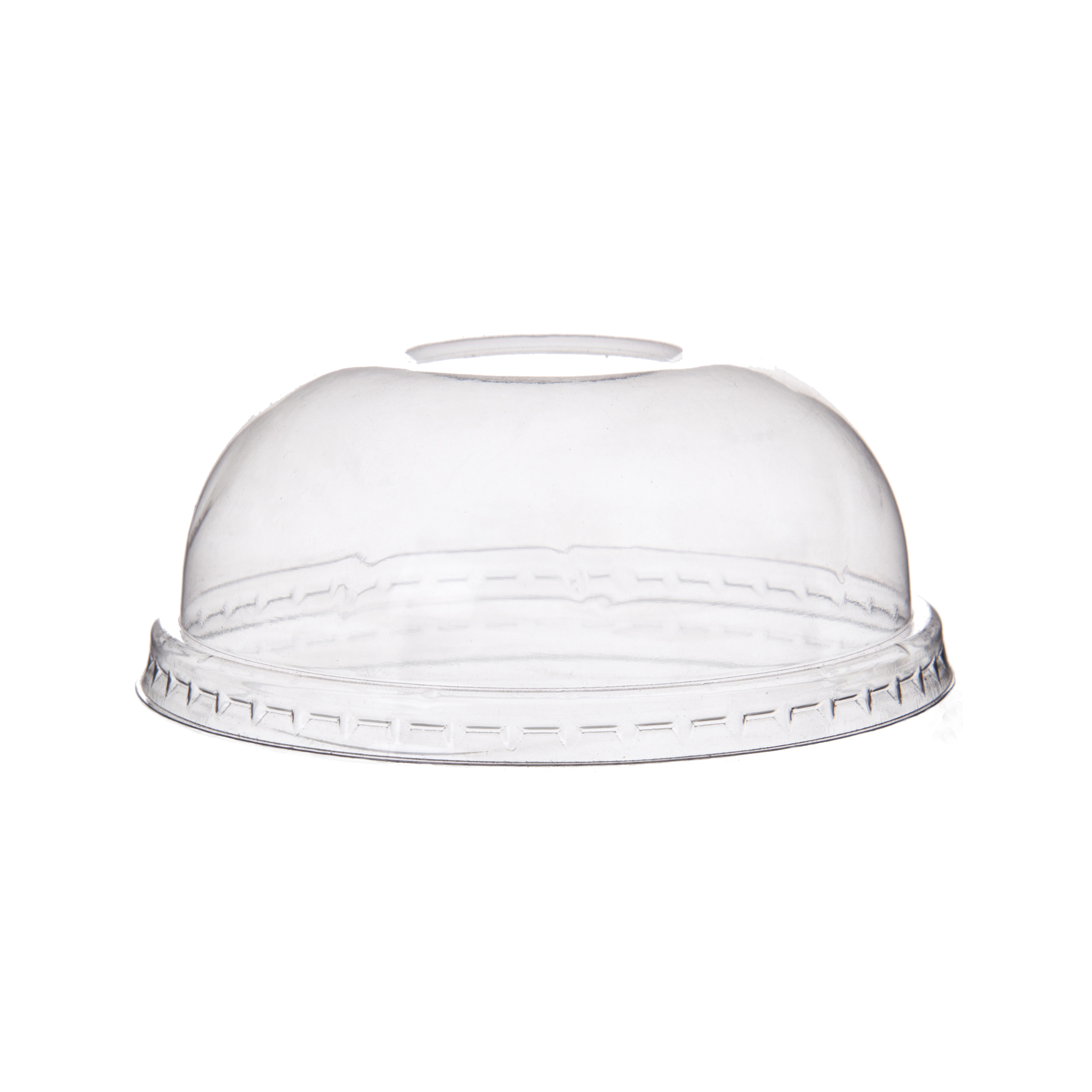 Renewable & Compostable Paper Food Container Dome Lid - 5oz