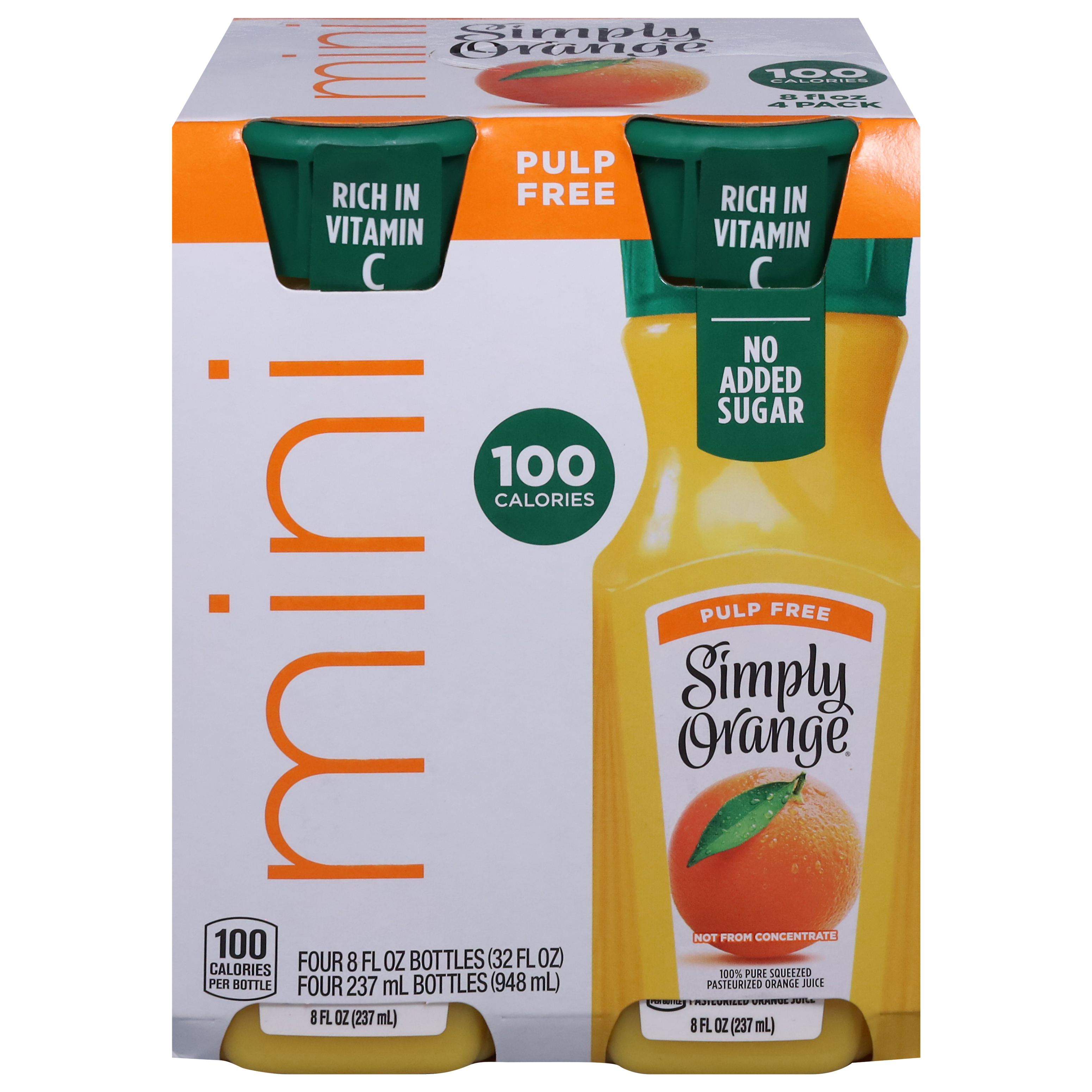 Simply Pulp Free Orange Juice Mini