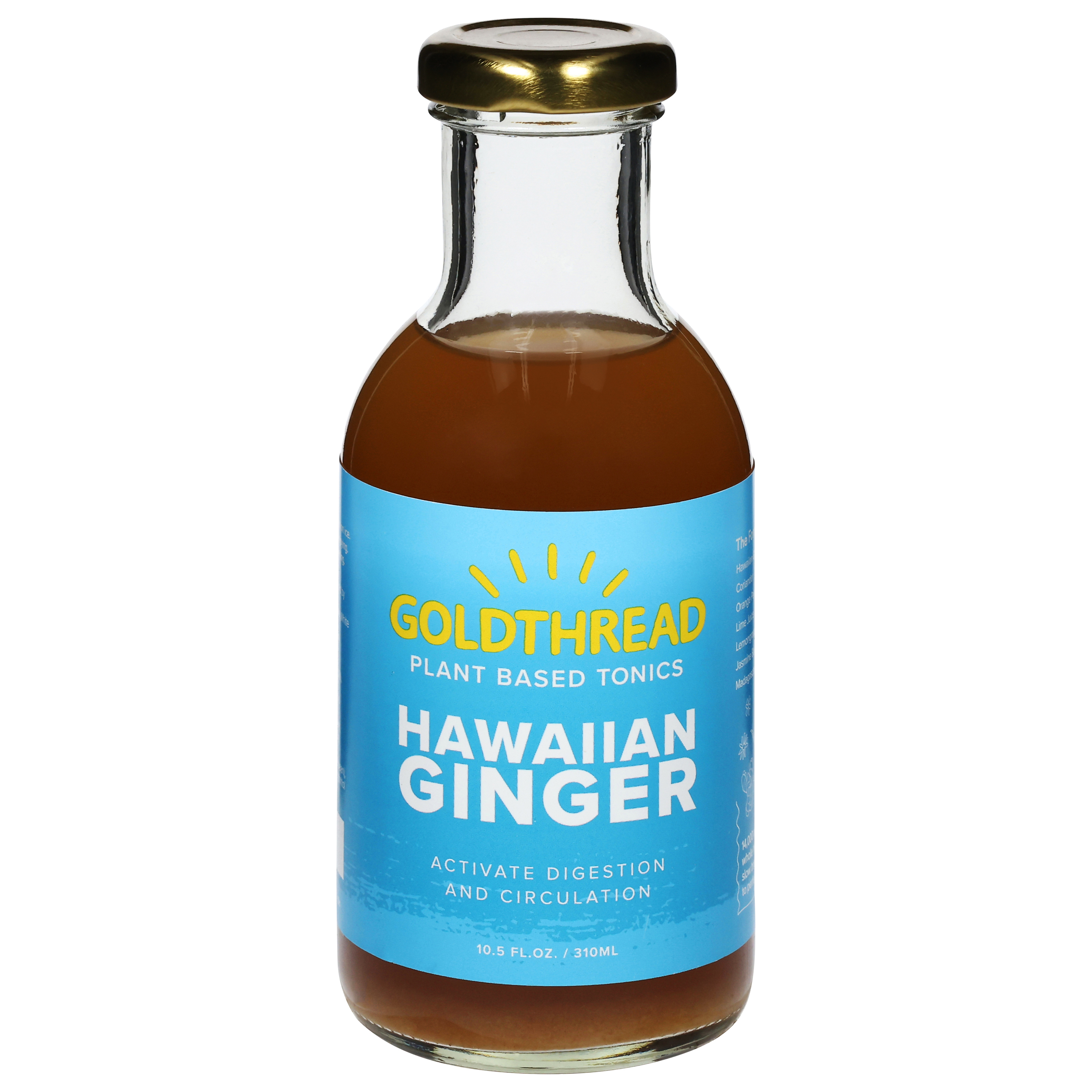 Goldthread Plant Based Hawaiian Ginger Tonics