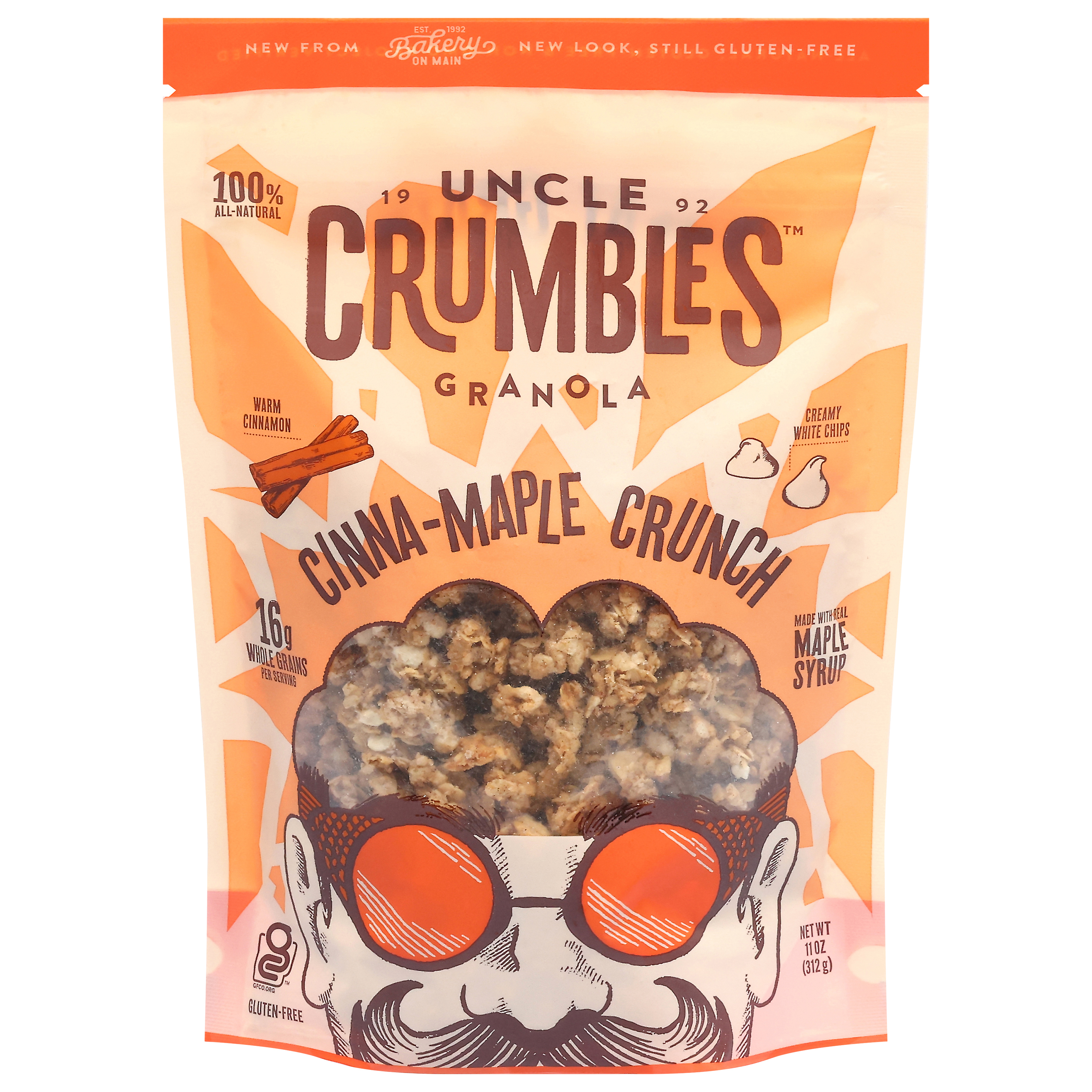 Uncle Crumbles 1992 Cinna-Maple Crunch Granola