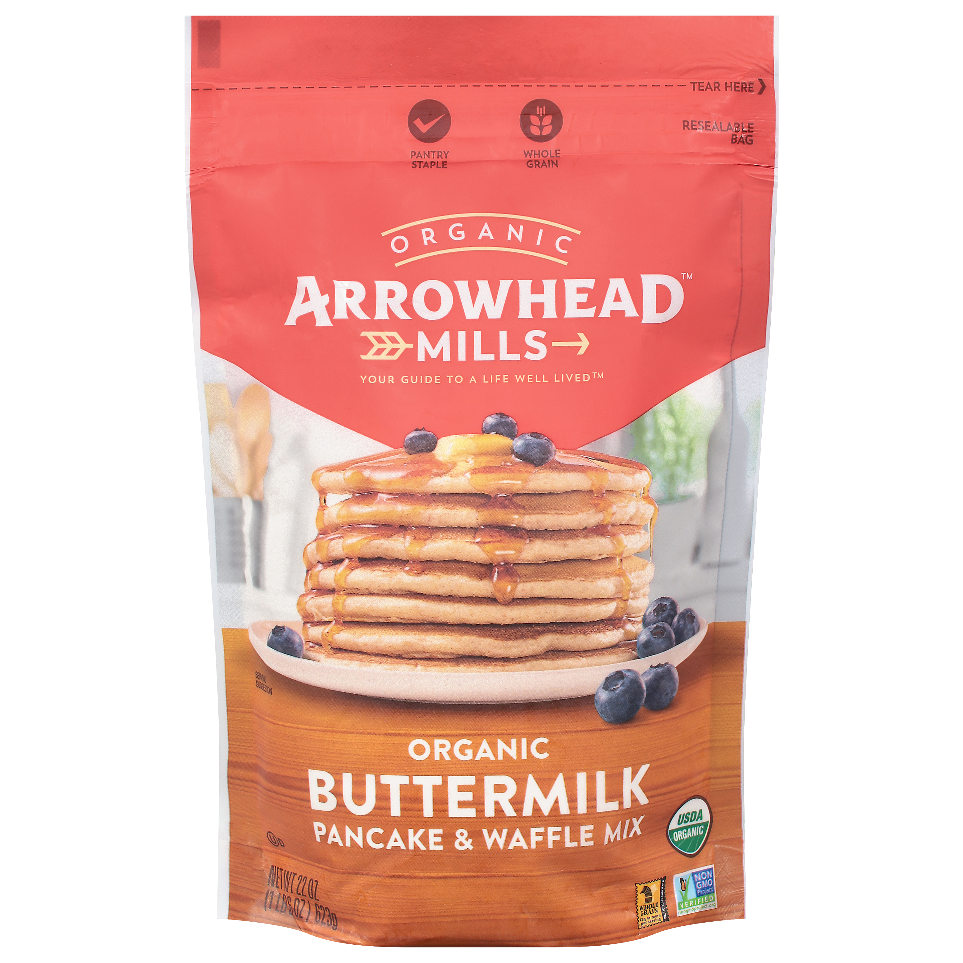 Arrowhead Mills Organic Buttermilk Pancake & Waffle Mix