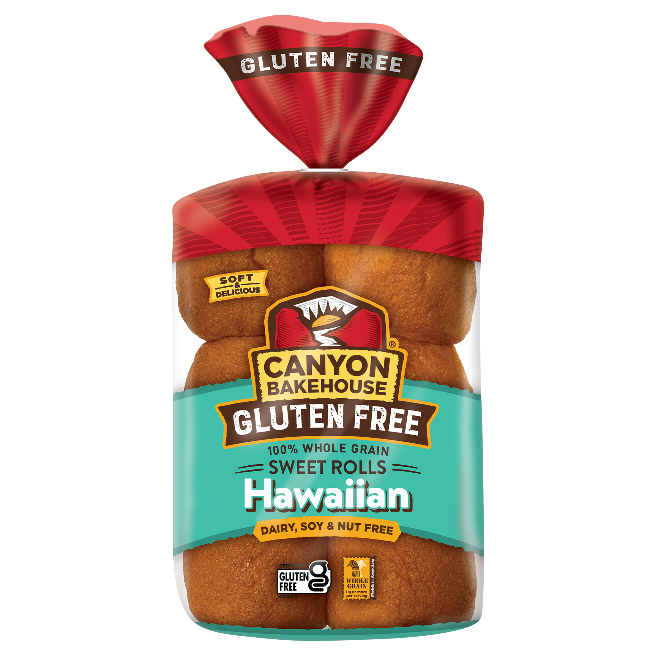 Canyon Bakehouse Brioche-Style Sweet Rolls, Gluten Free Brioche Dinner Rolls, Fresh,