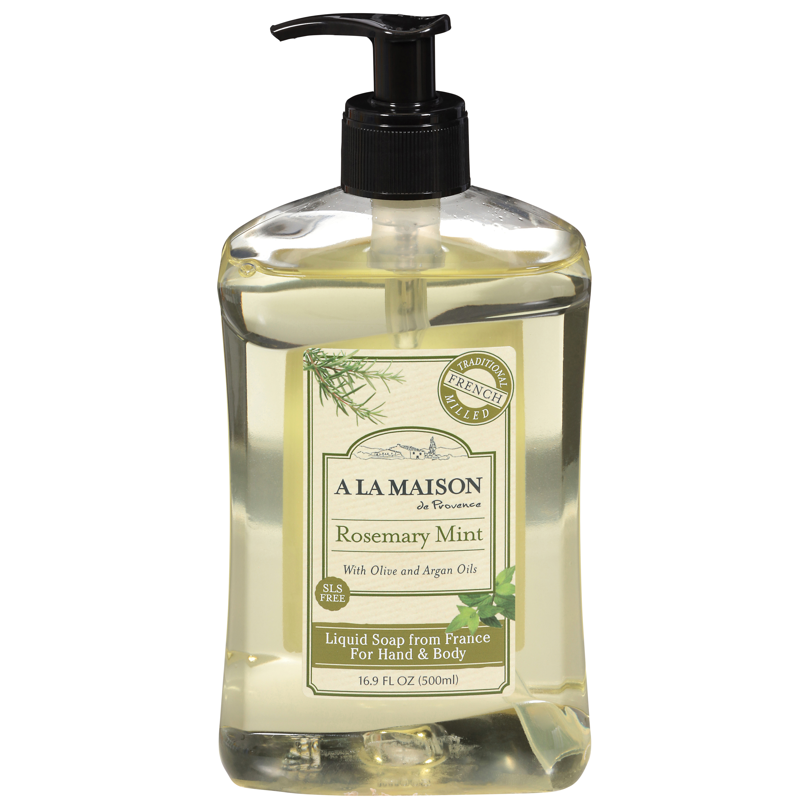 A la Maison de Provence Rosemary Mint Liquid Soap for Hand & Body