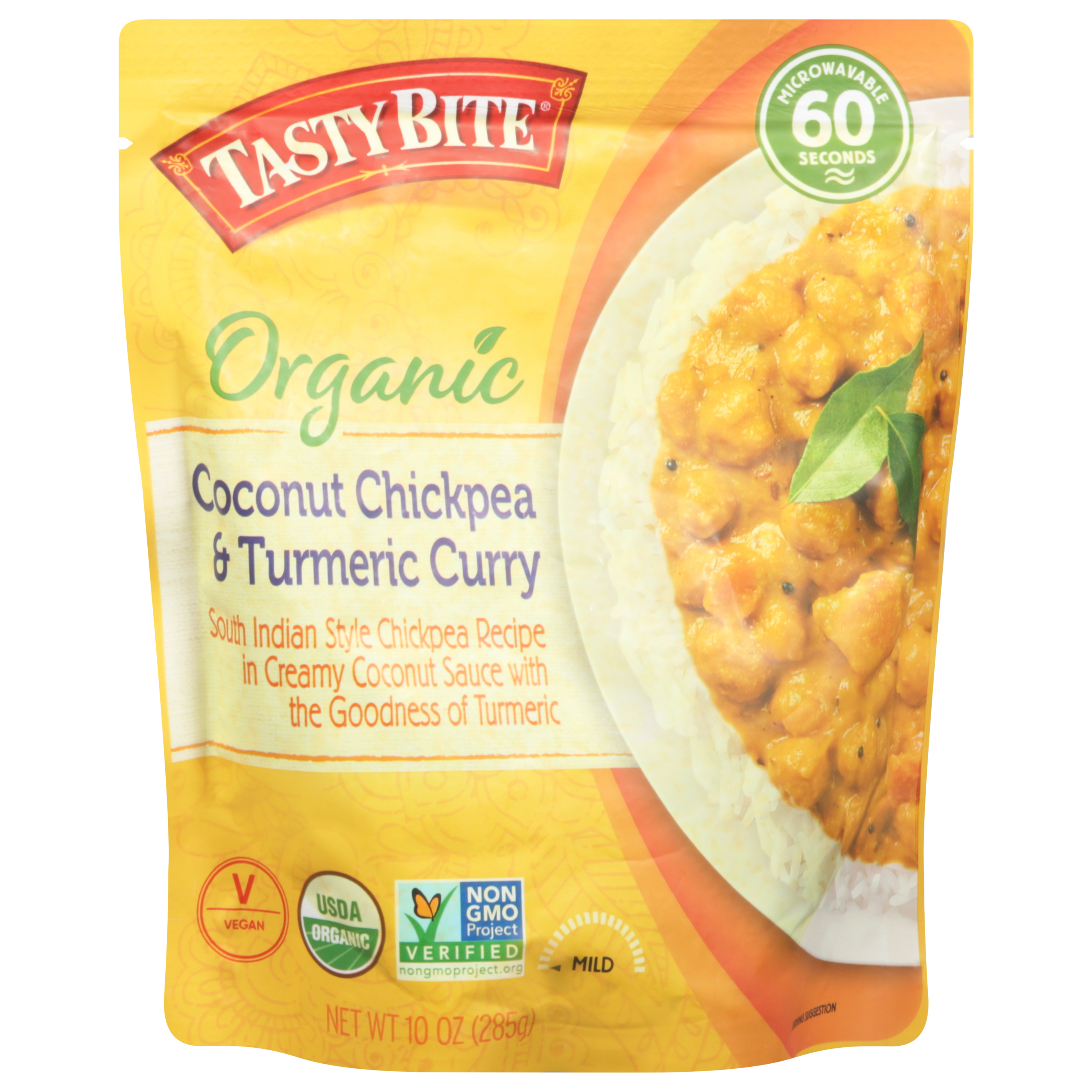 Tasty Bite Mild Organic Coconut Chickpea & Turmeric Coconut Chickpea & Turmeric Curry