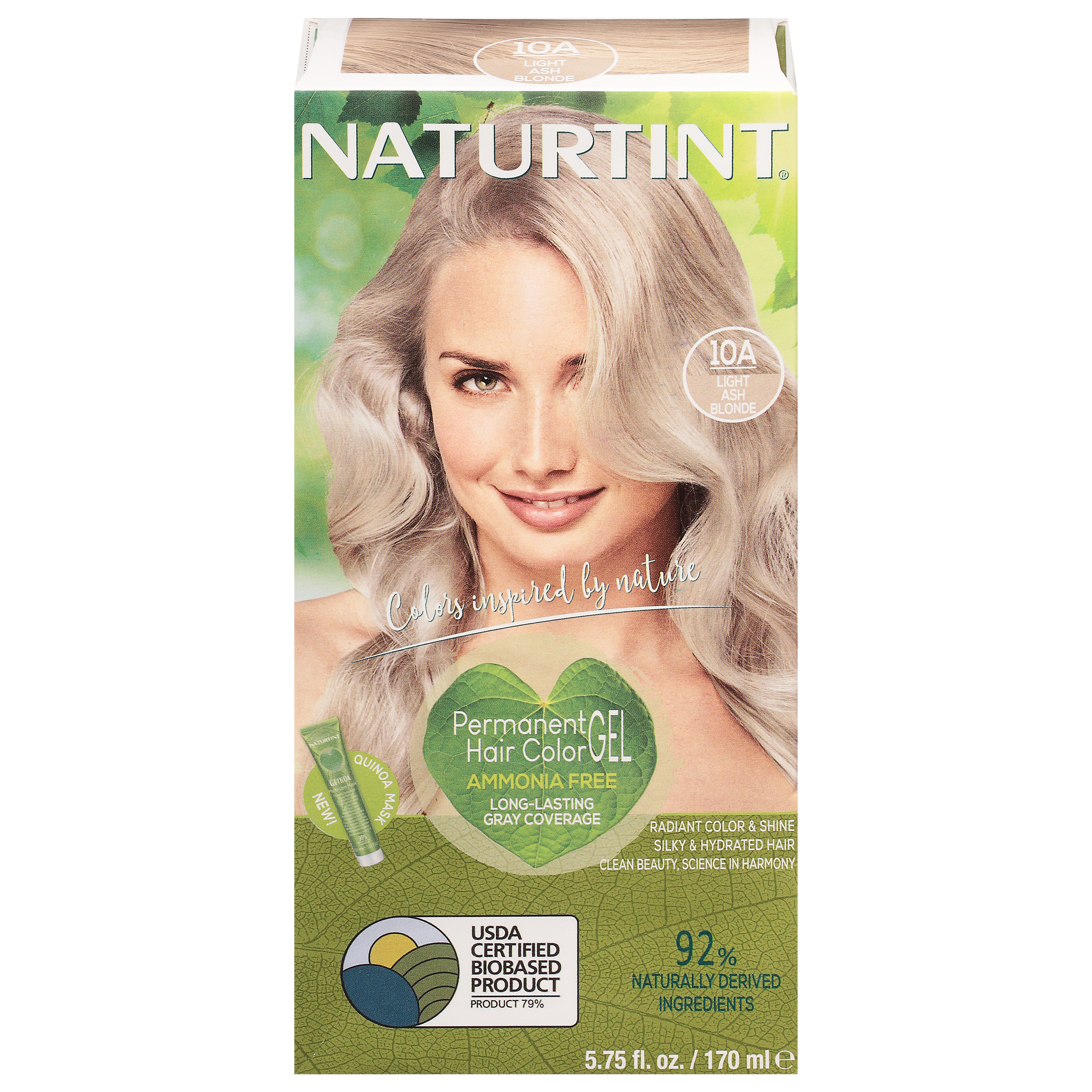 Naturtint Light Ash Blonde 10A Permanent Hair Color Gel