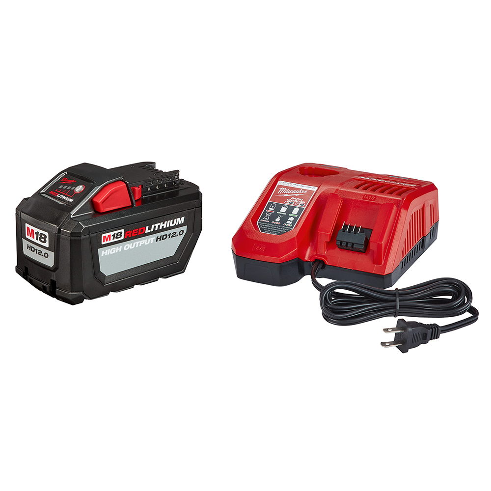 Kit de démarrage pour batterie et chargeur M18™ REDLITHIUM™ HIGH OUTPUT™ HD 12,0 Ah