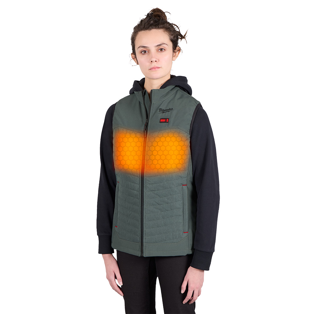 M12 Women's Heated AXIS Vest Kit - Green L