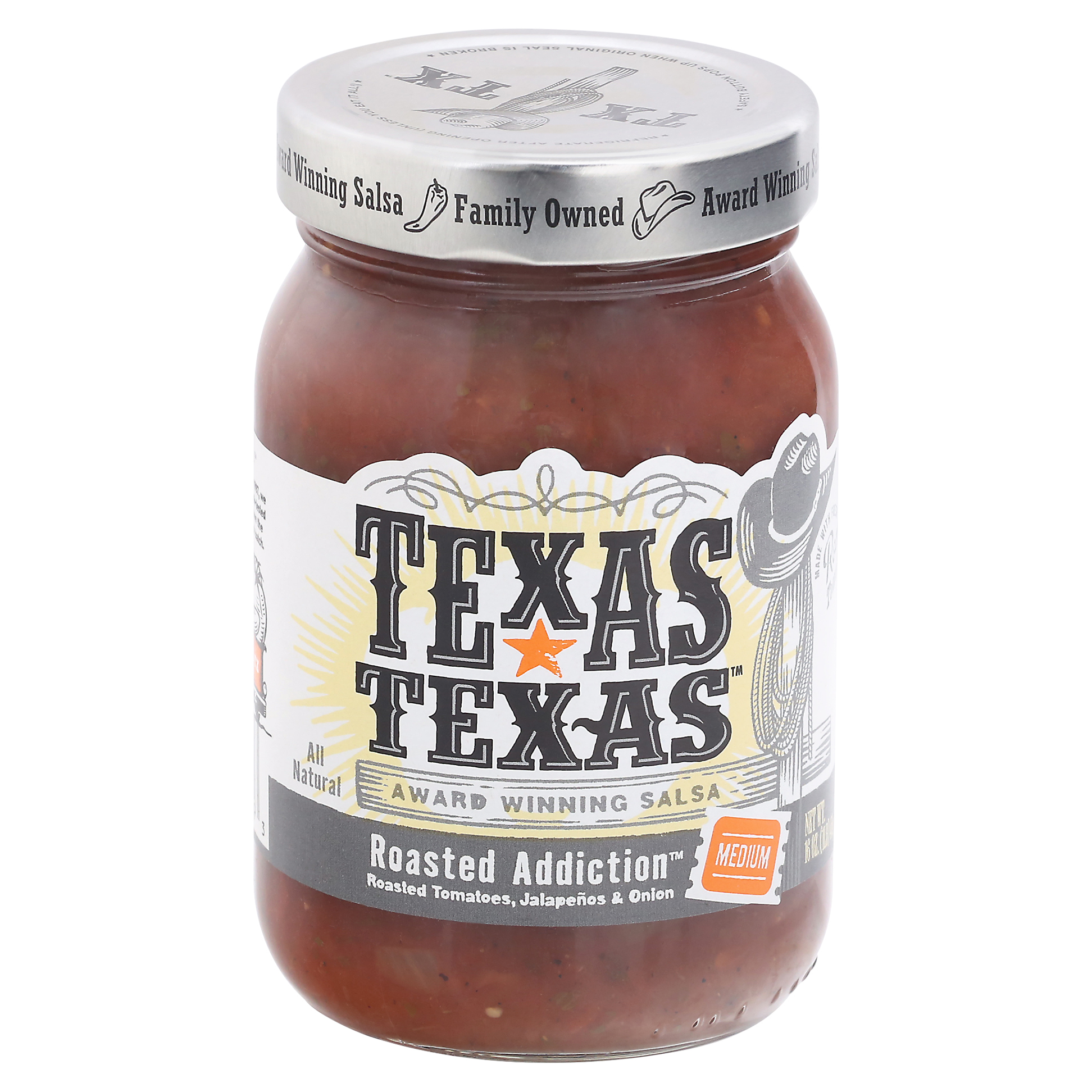Texas Texas Medium Roasted Addiction Salsa
