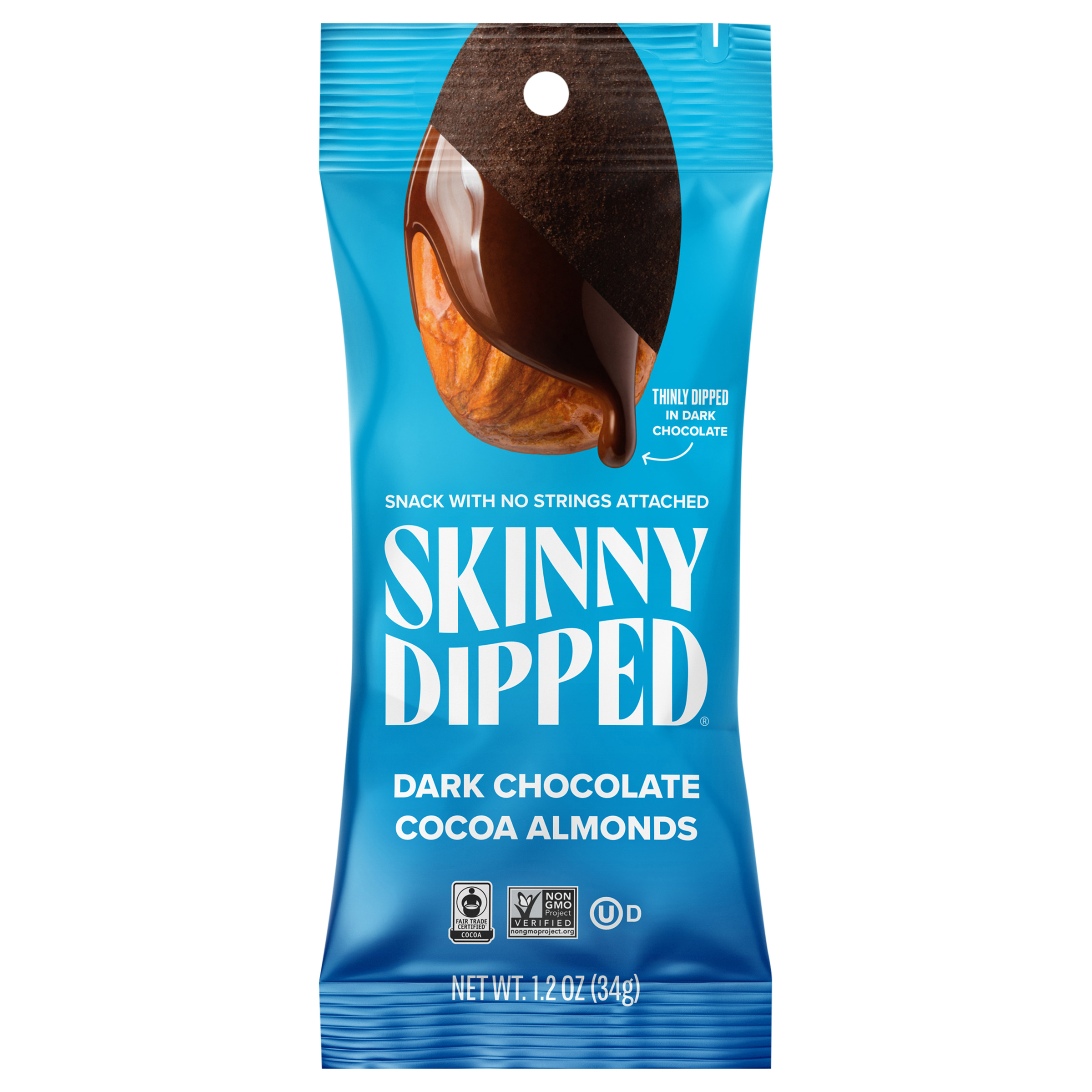 SkinnyDipped Dark Chocolate Cocoa Almonds -