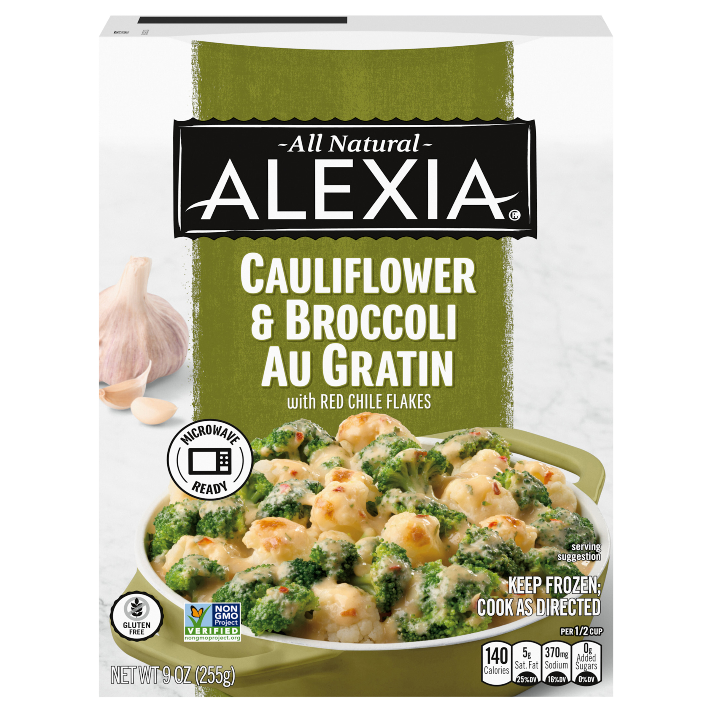 Alexia Broccoli & Cauliflower Au Gratin, 10 oz.
