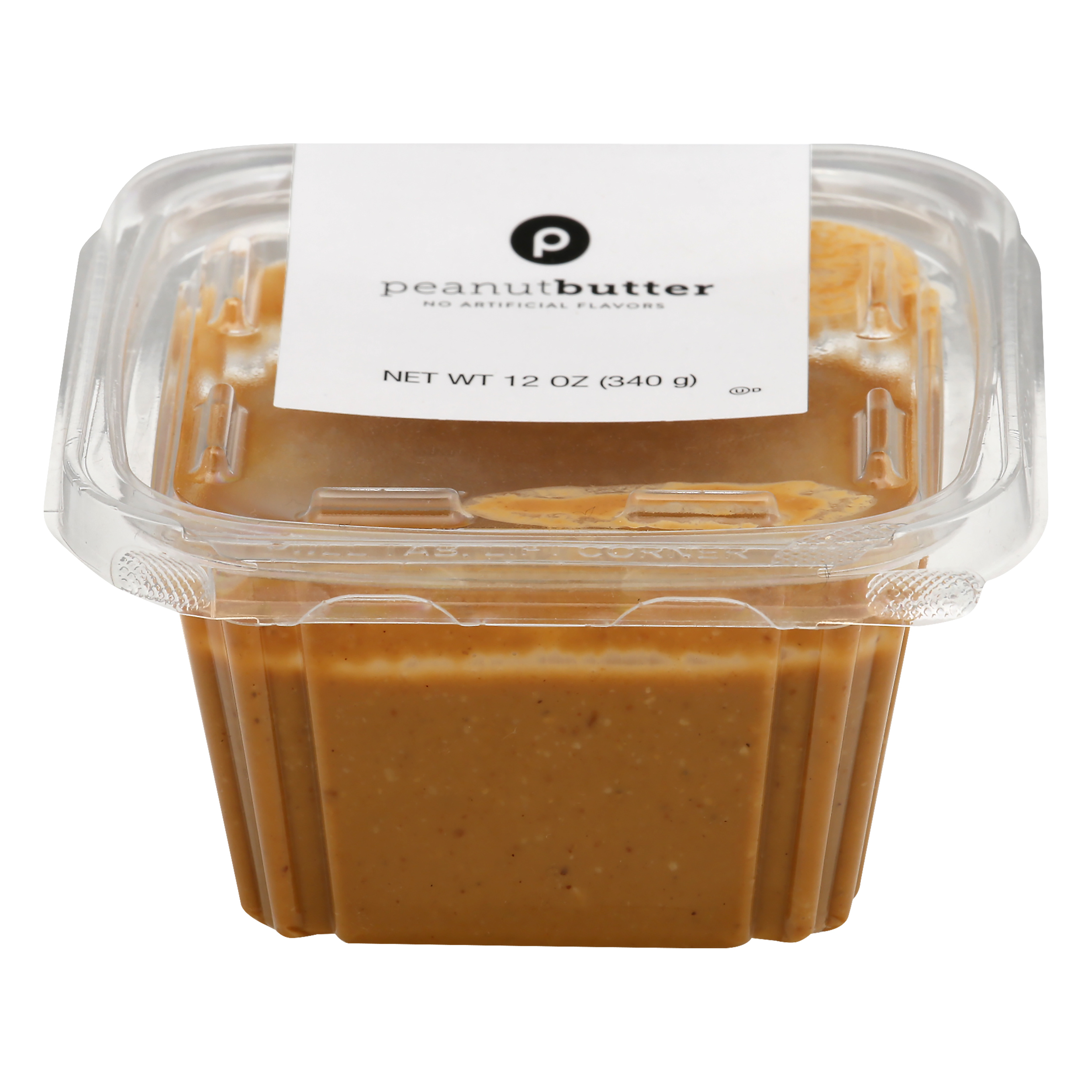 Publix Peanut Butter 12 oz PLASTIC CONTAINER