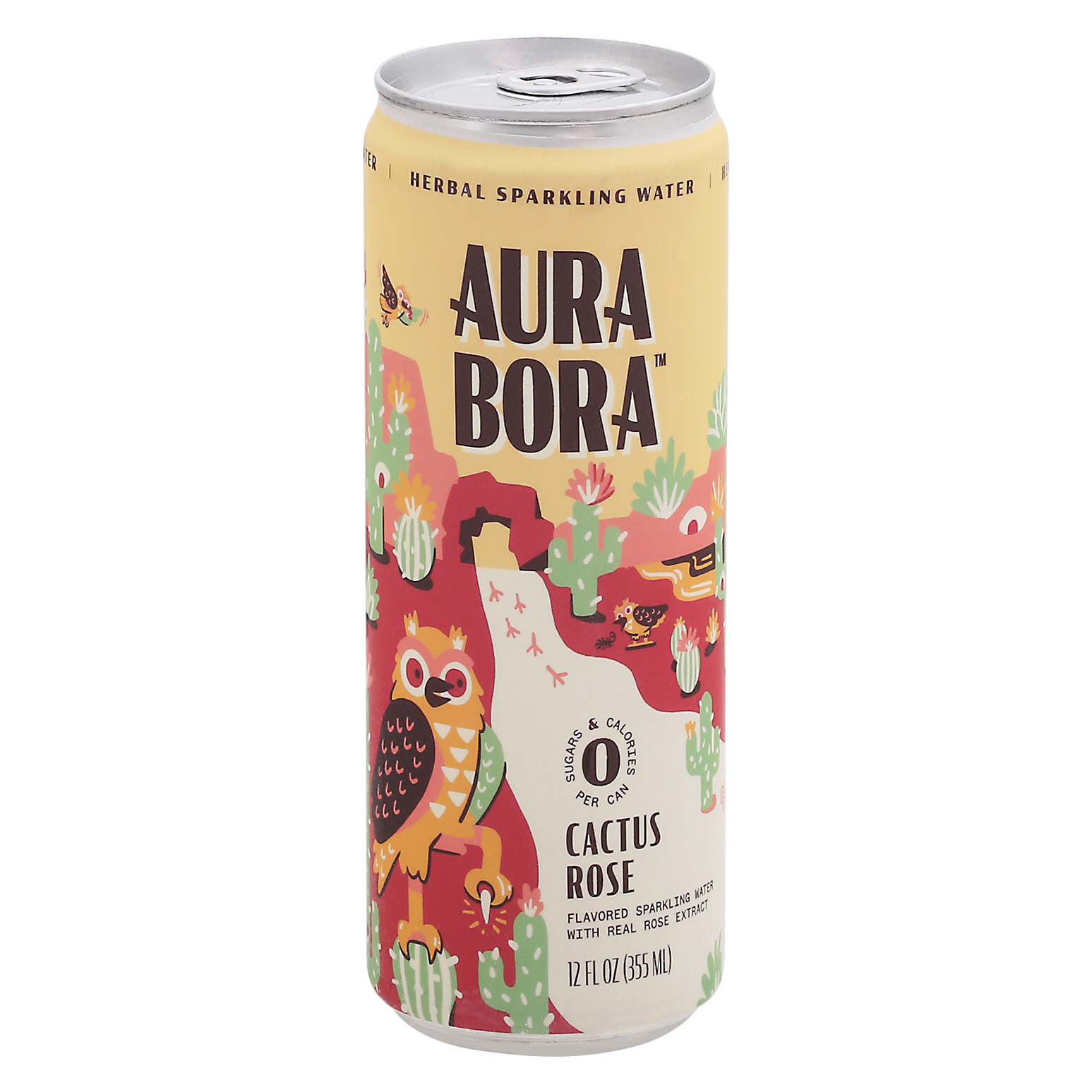 Aura Bora Cactus Rose Sparkling Water