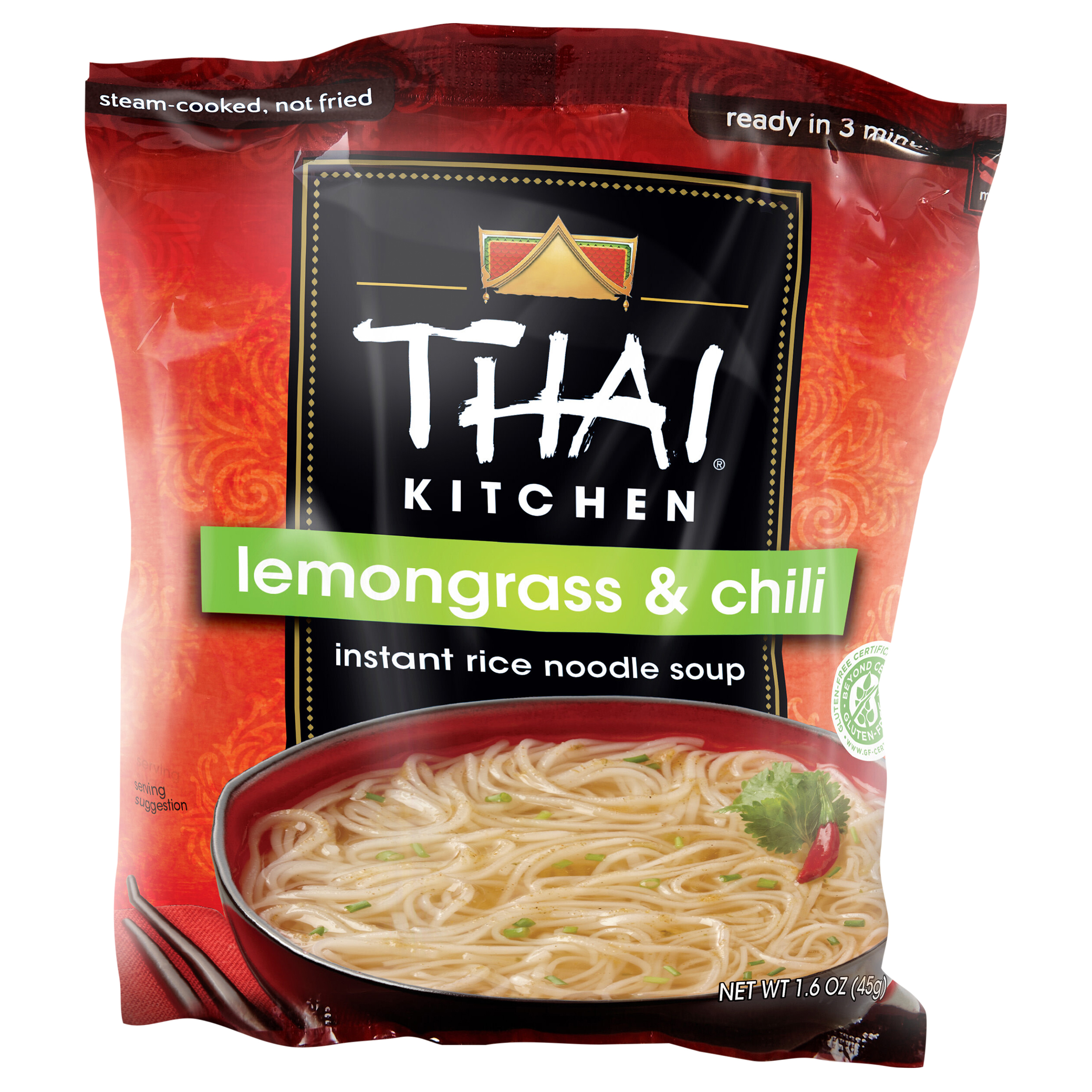 Thai Kitchen Gluten Free Lemongrass & Chili Instant Rice Noodle Soup,