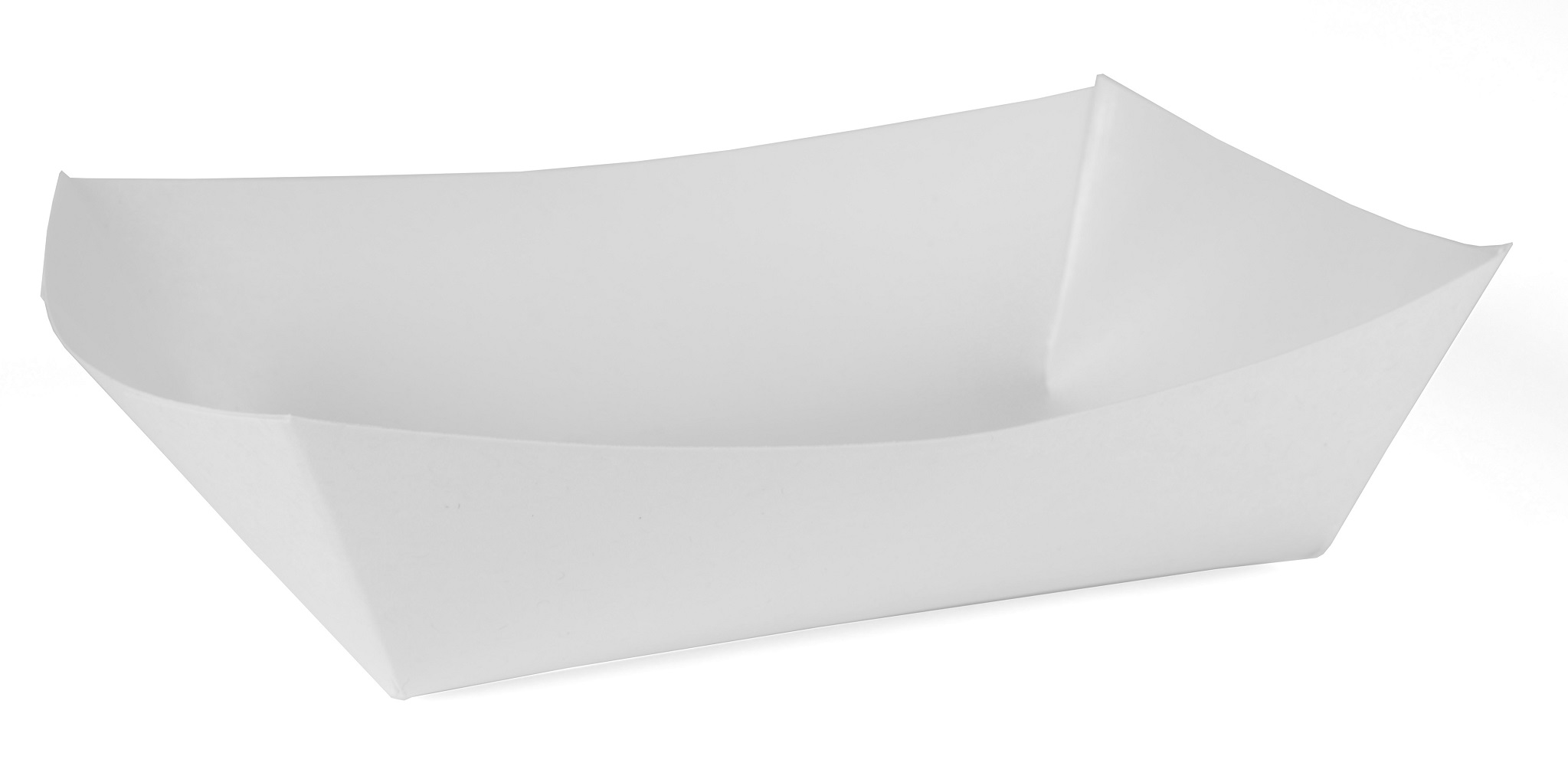 0557 5LB WHITE FOOD TRAY 500/ CS #500