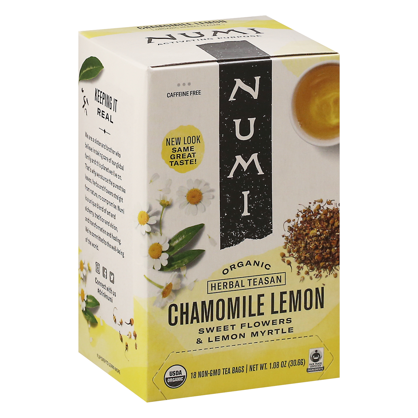 Numi Organic Chamomile Lemon Herbal Teasan