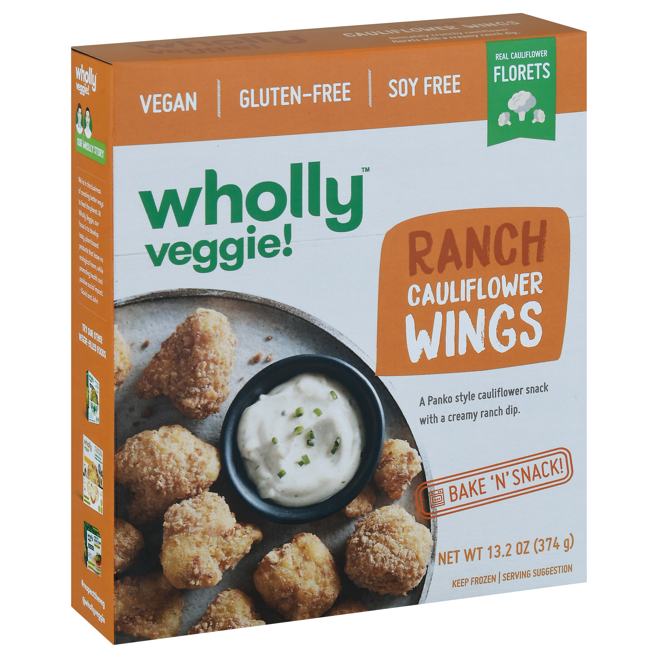 Wholly Veggie! Ranch Cauliflower Wings