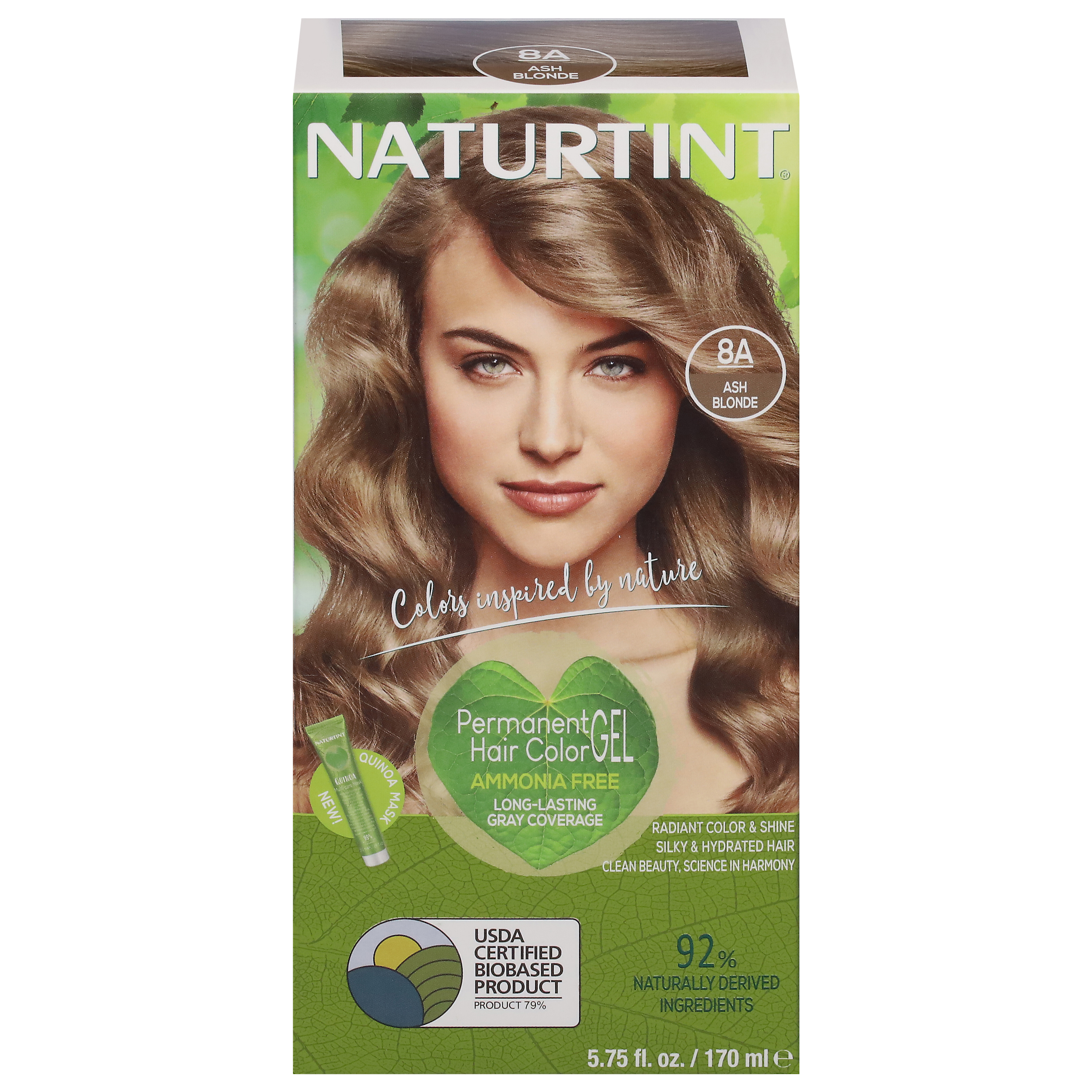 Naturtint Ash Blonde 8A Ammonia Free Permanent Hair Color