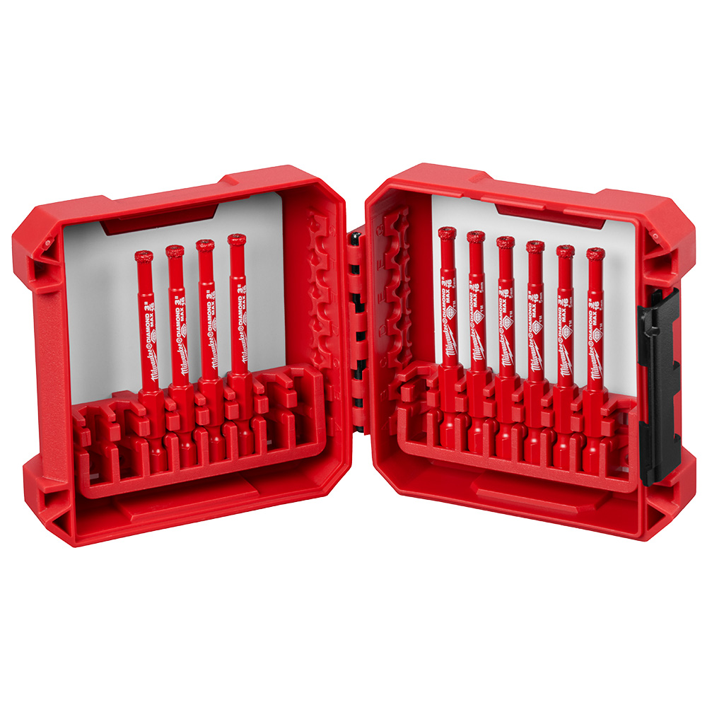 Milwaukee® 3/16" Diamond Max™ Hole Saw Bit - 10PK