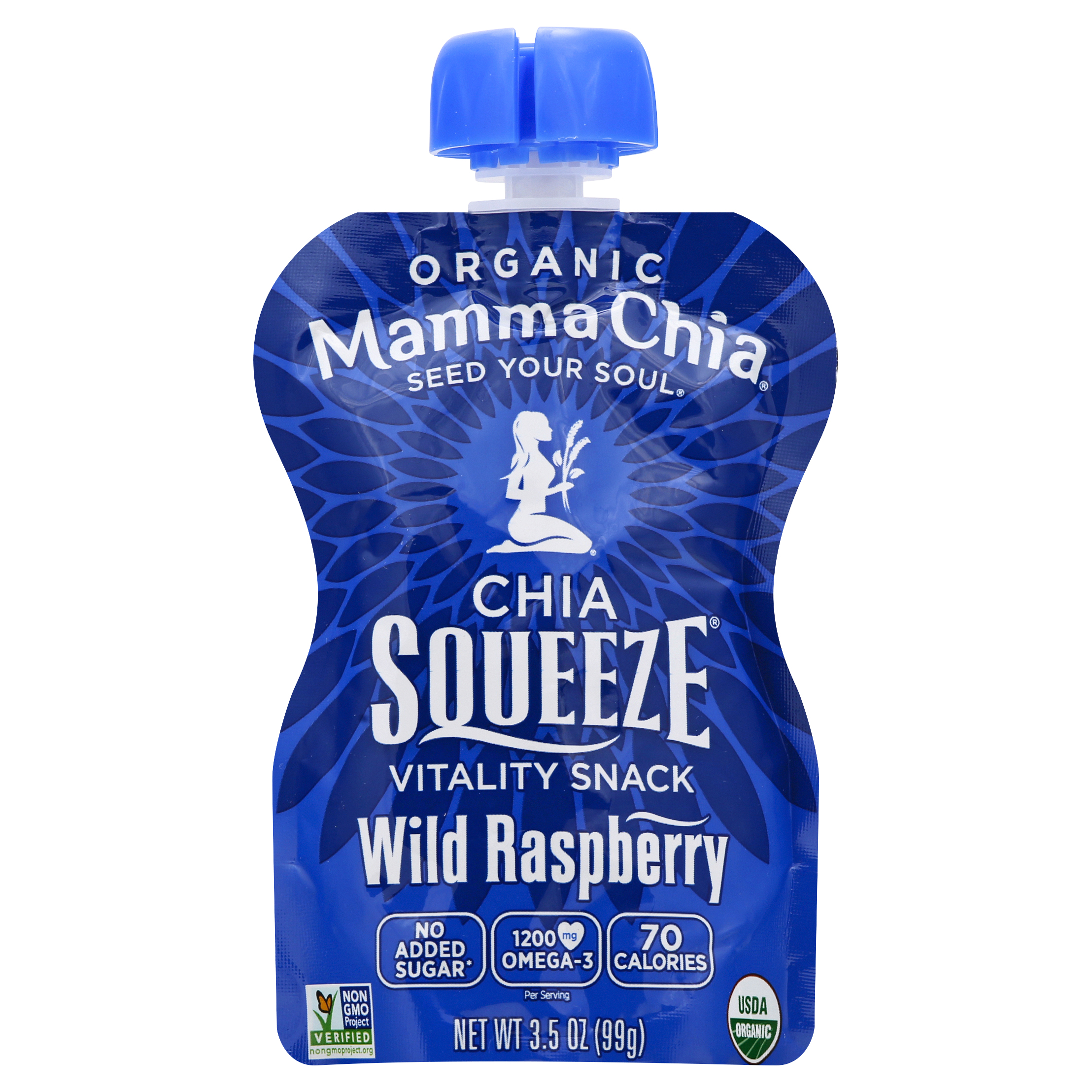 Mamma Chia Chia Squeeze Organic Wild Raspberry Vitality Snack