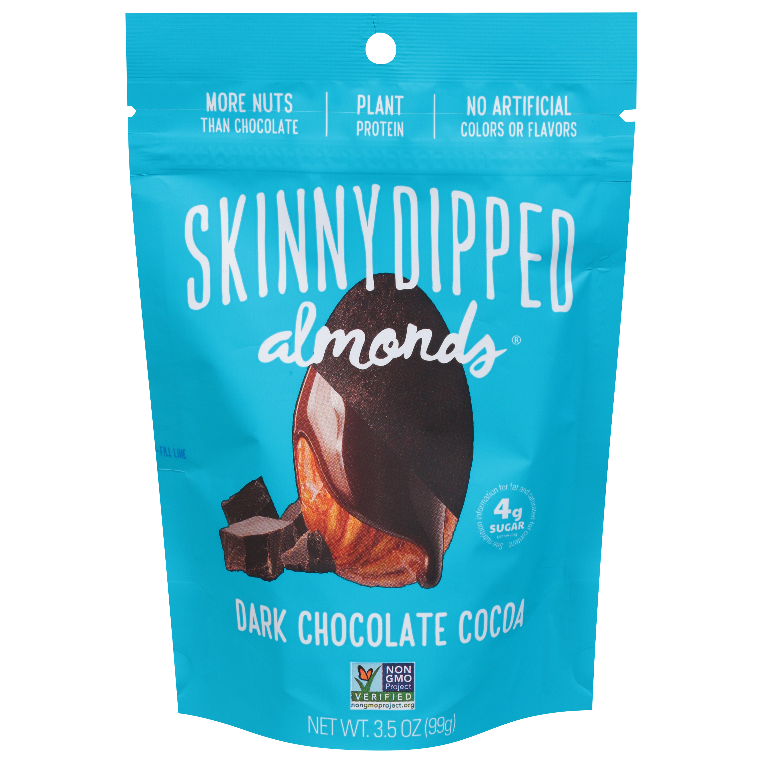 SkinnyDipped Dark Chocolate Cocoa Almonds