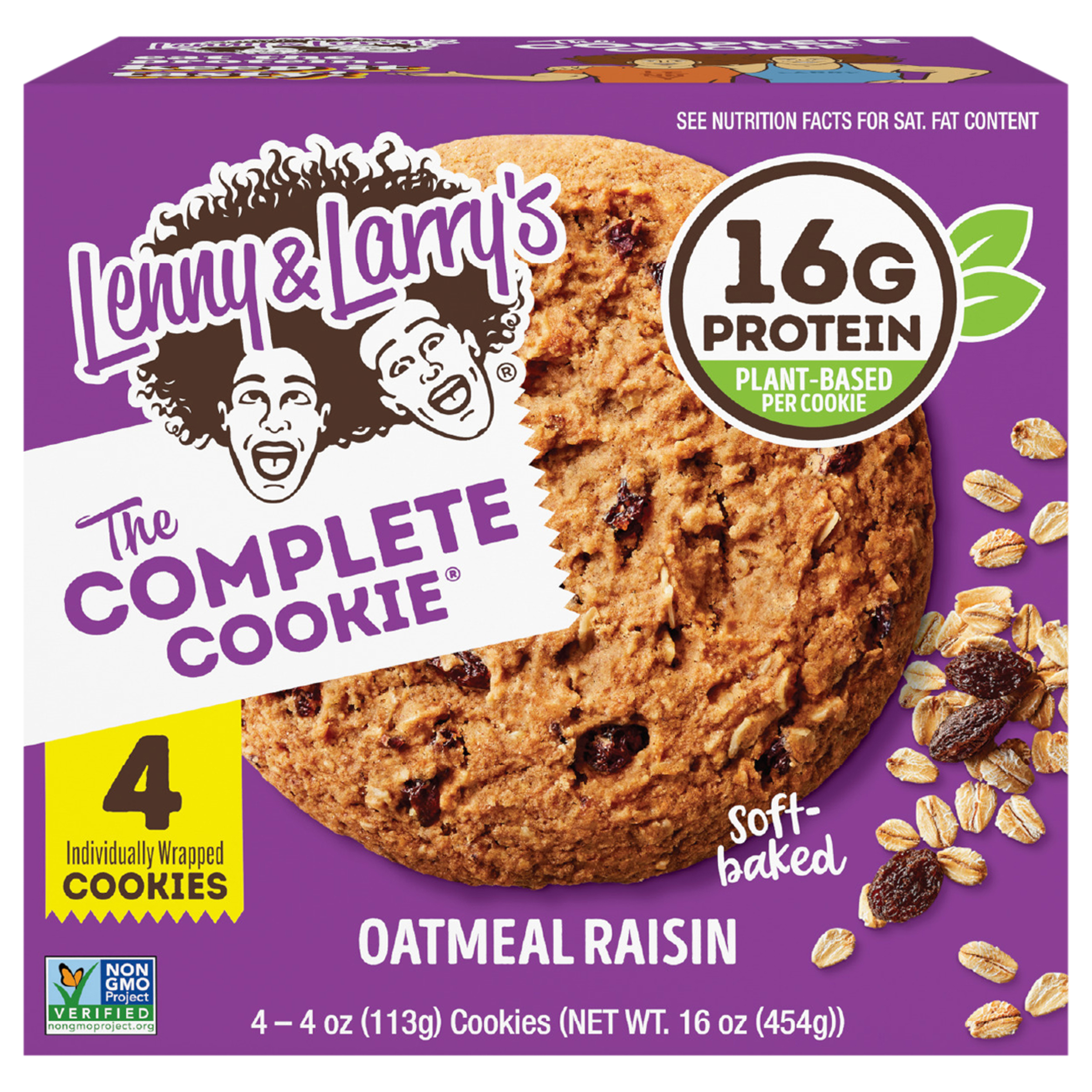Lenny & Larry's The Complete Cookie®, Oatmeal Raisin, 4oz-