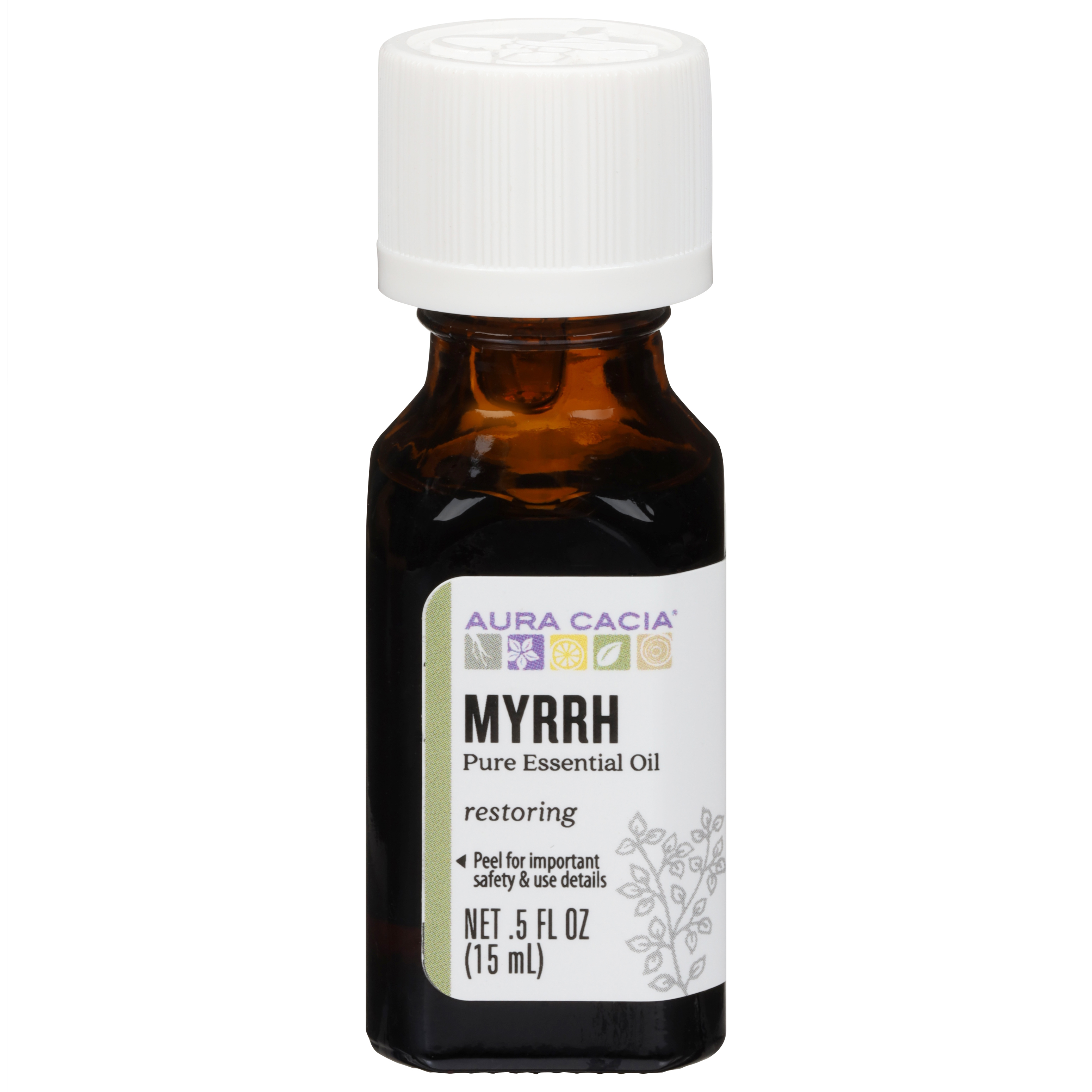 Aura Cacia Restoring Myrrh Pure Essential Oil .5 fl oz