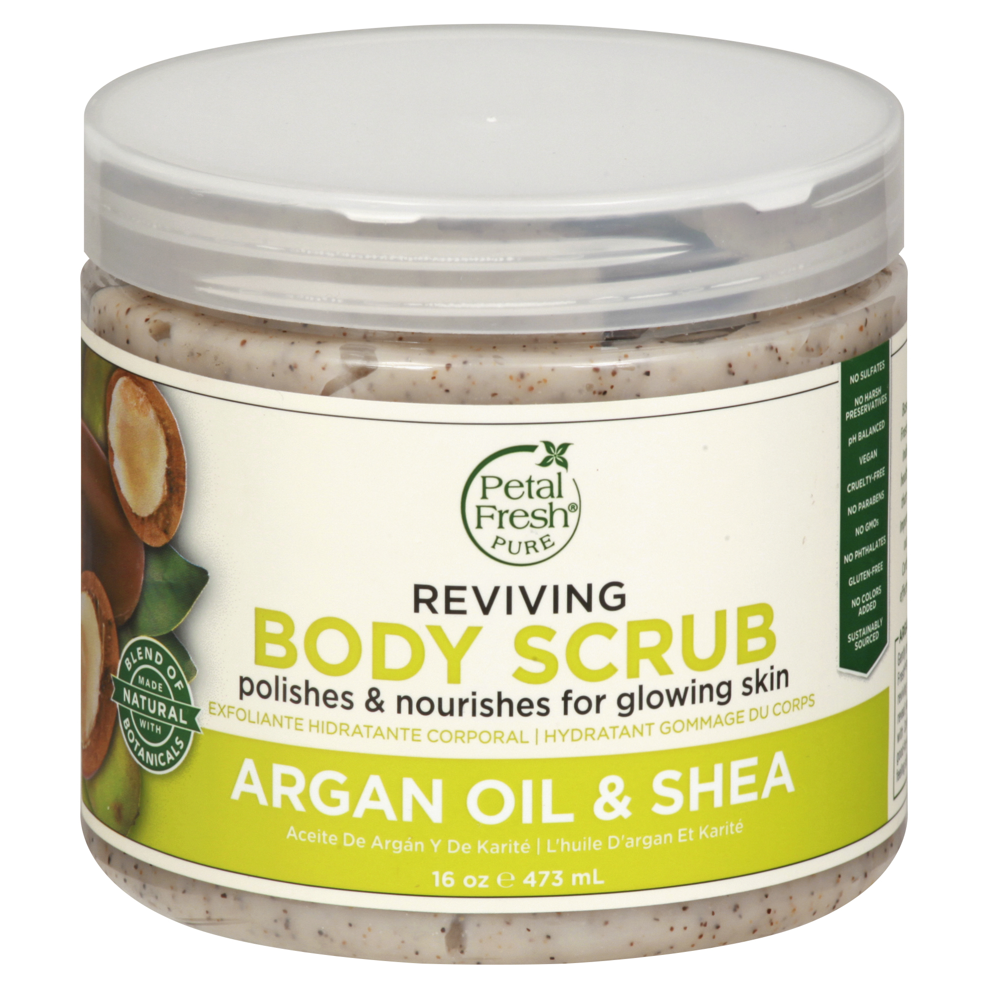 Petal Fresh Pure Reviving Argan Oil & Shea Body Scrub