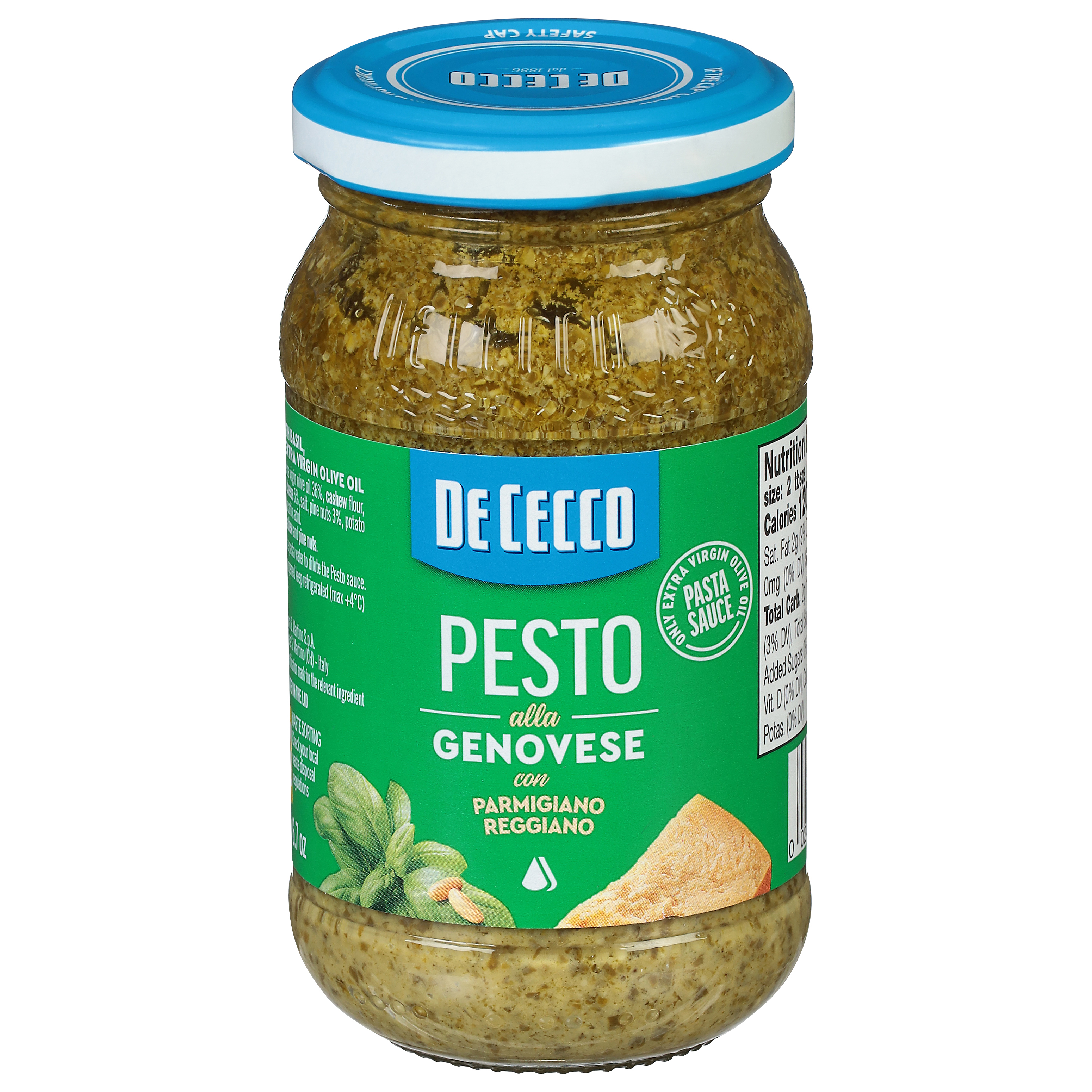 De Cecco Pesto Alla Genovese con Parmigiano Reggiano Pasta Sauce