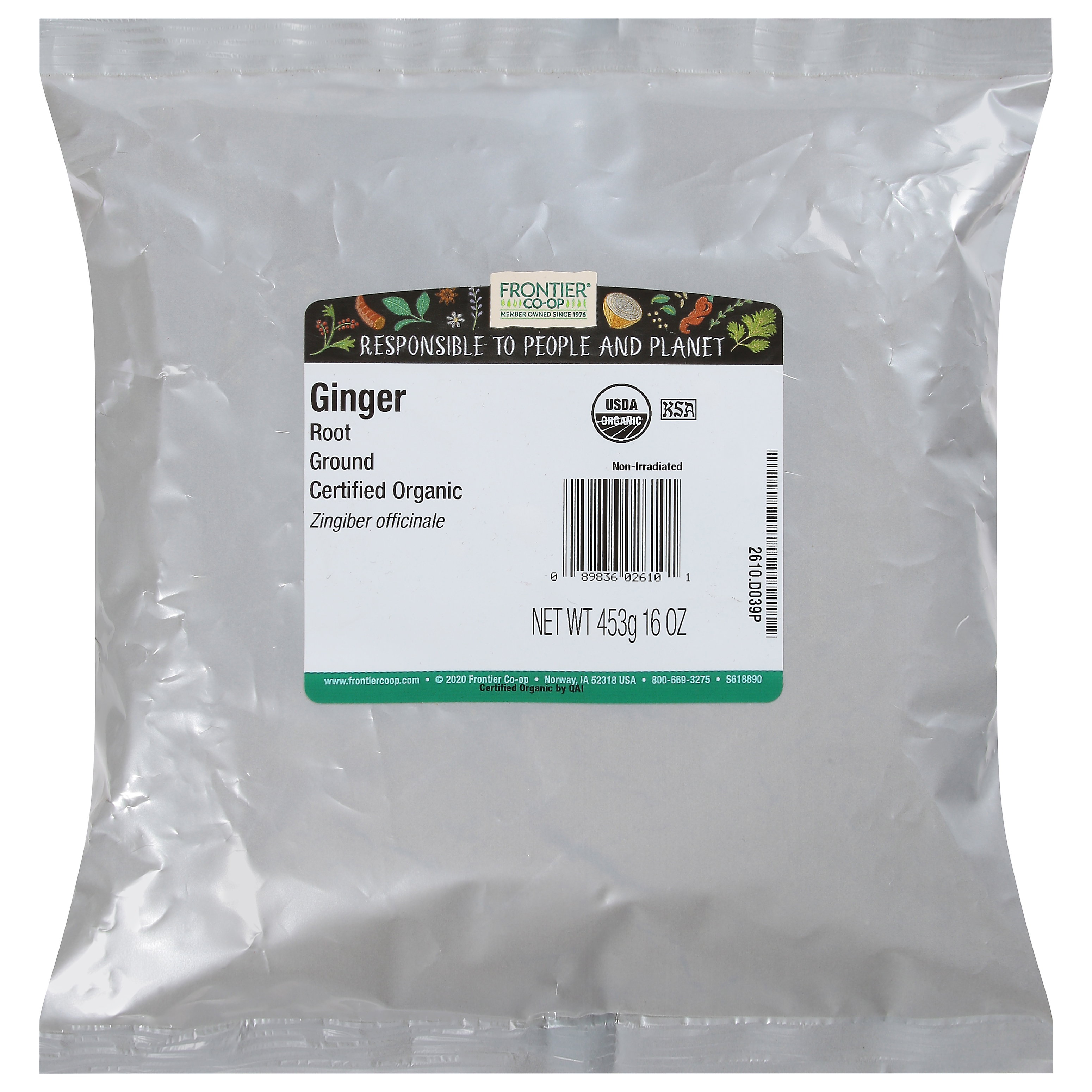 Frontier Co-op Ground Root Ginger