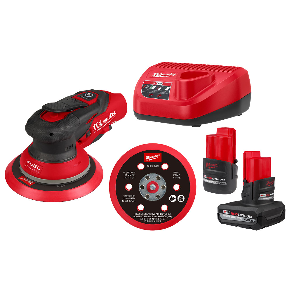 M12 FUEL 6" Random Orbital Sander Kit (3/16")