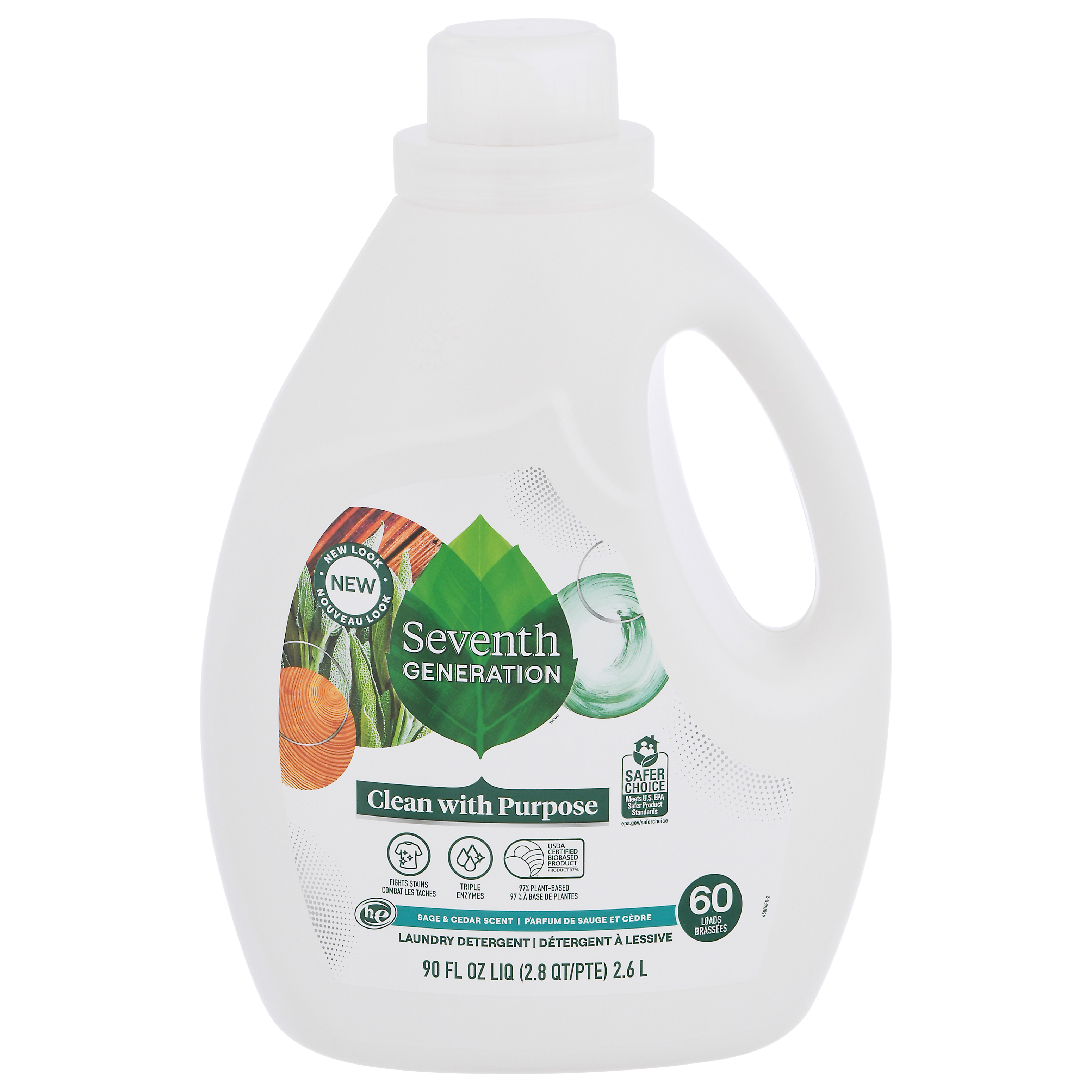 Seventh Generation Sage & Cedar Scent Laundry Detergent