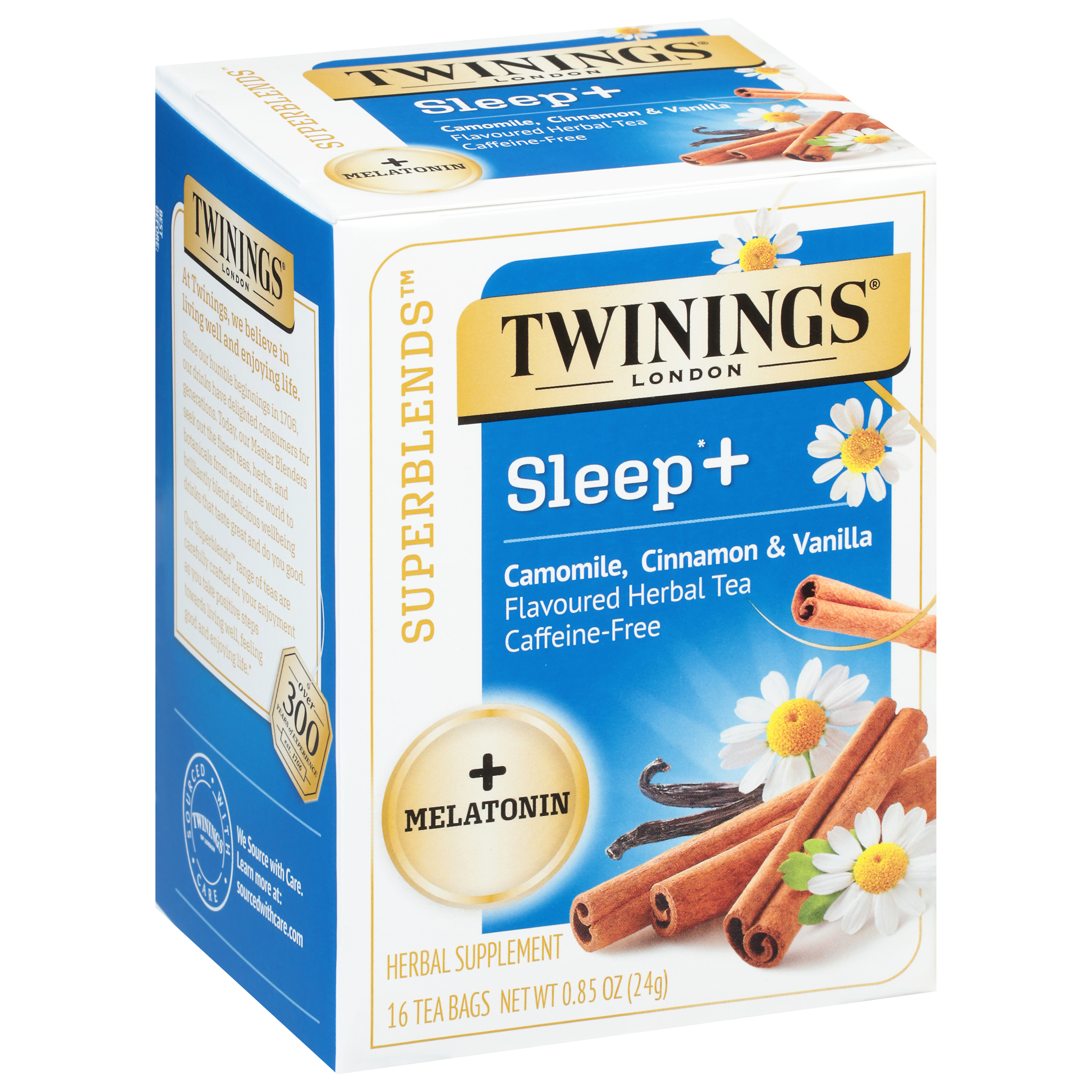 Twinings Superblends Caffeine-Free Camomile, Cinnamon & Vanilla Flavoured Herbal Tea