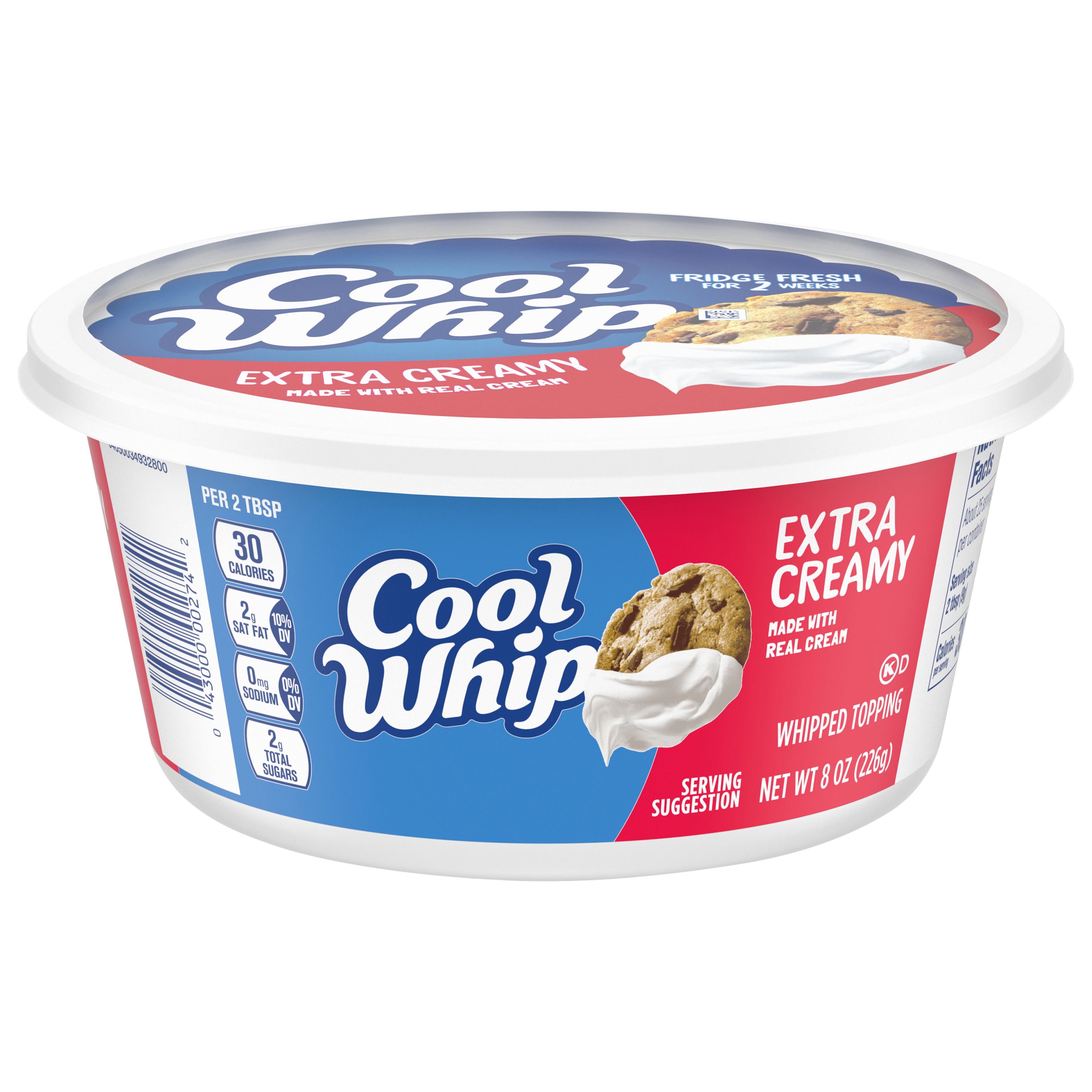 Cool Whip Extra Creamy Whipped Topping 8 oz. Tub