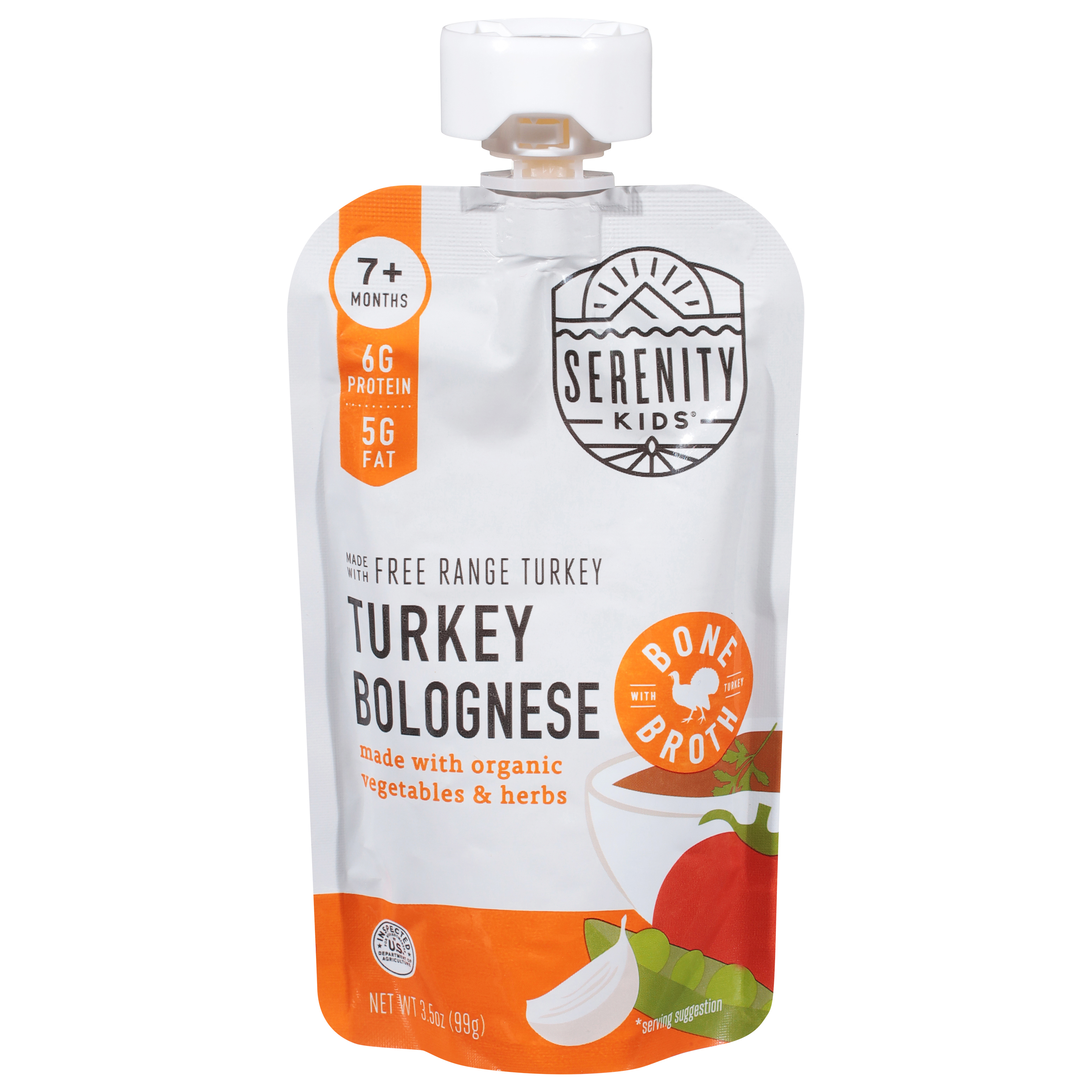 Serenity Kids 7+ Months Turkey Bolognese