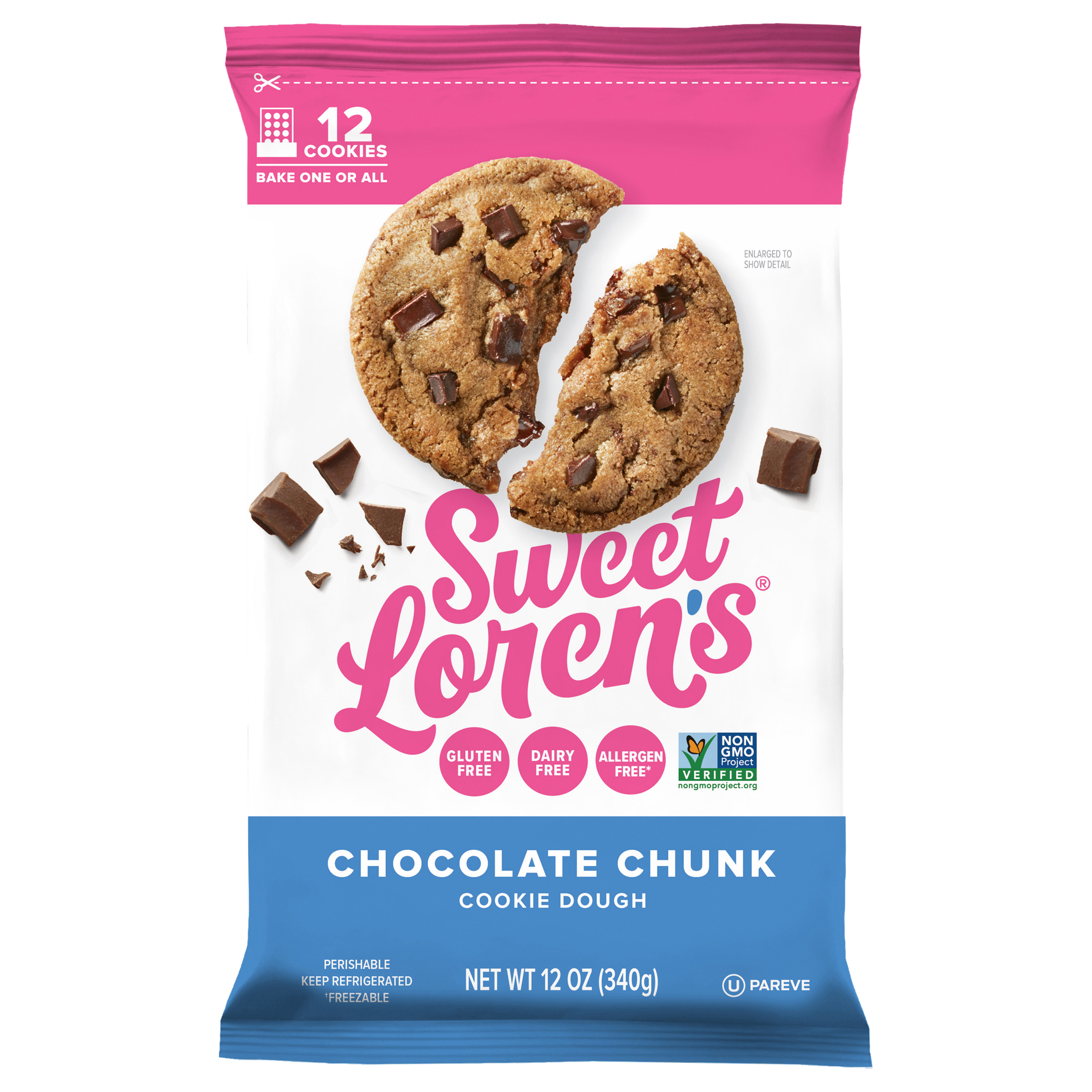 Sweet Loren's Gluten Free & Vegan Chocolate Chunk Cookie Dough,
