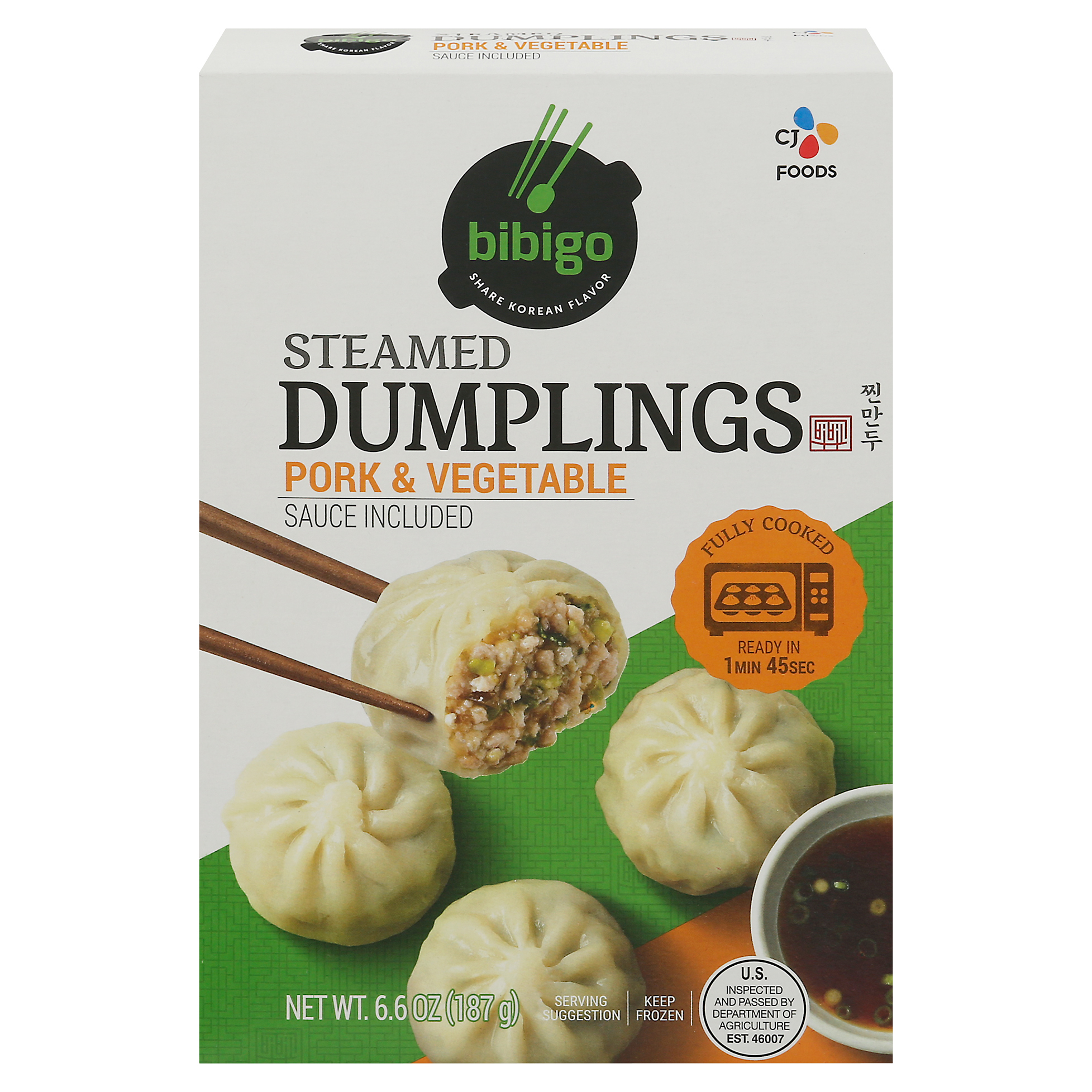 Bibigo Steamed Pork & Vegetable Dumplings