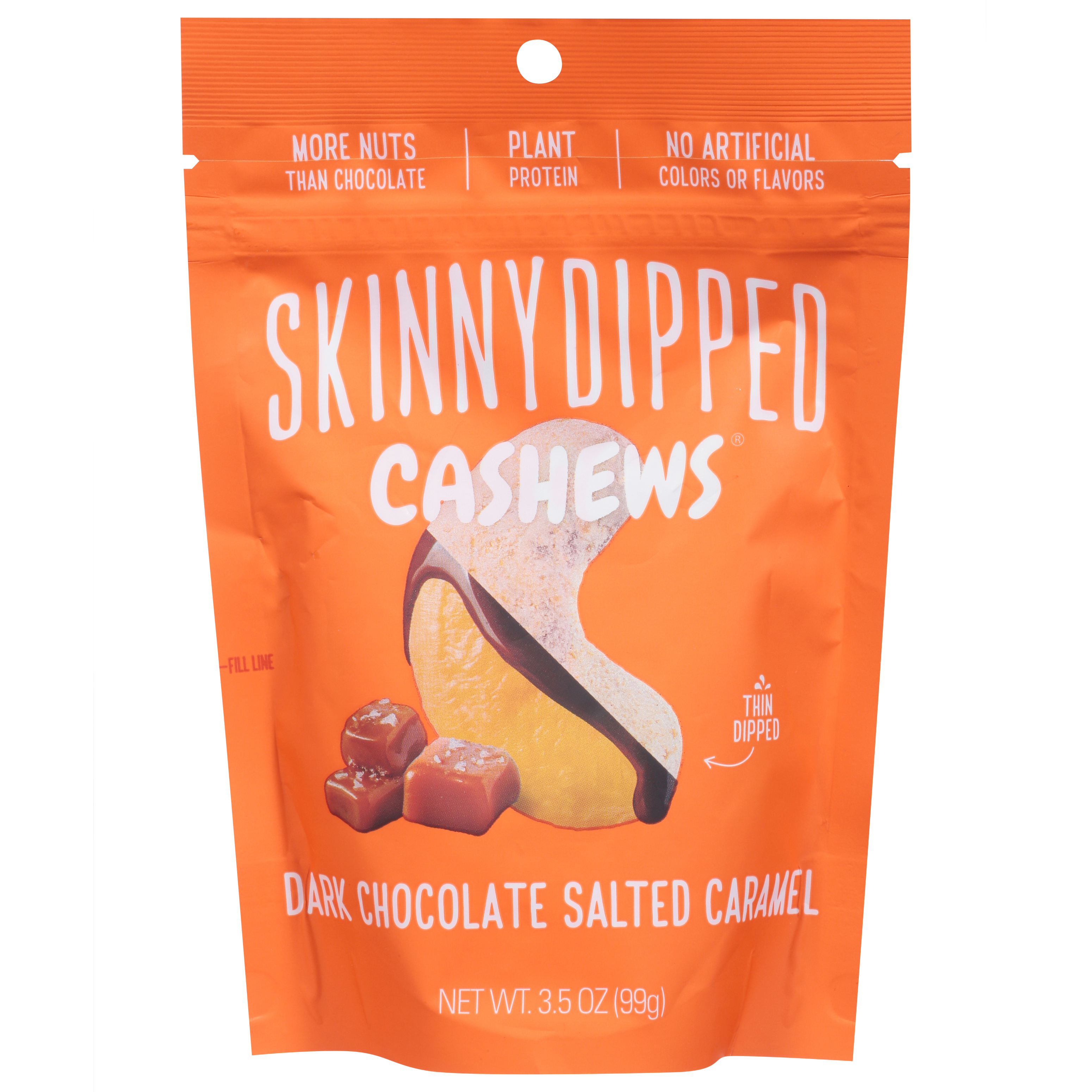 SkinnyDipped Dark Chocolate Salted Caramel Cashews