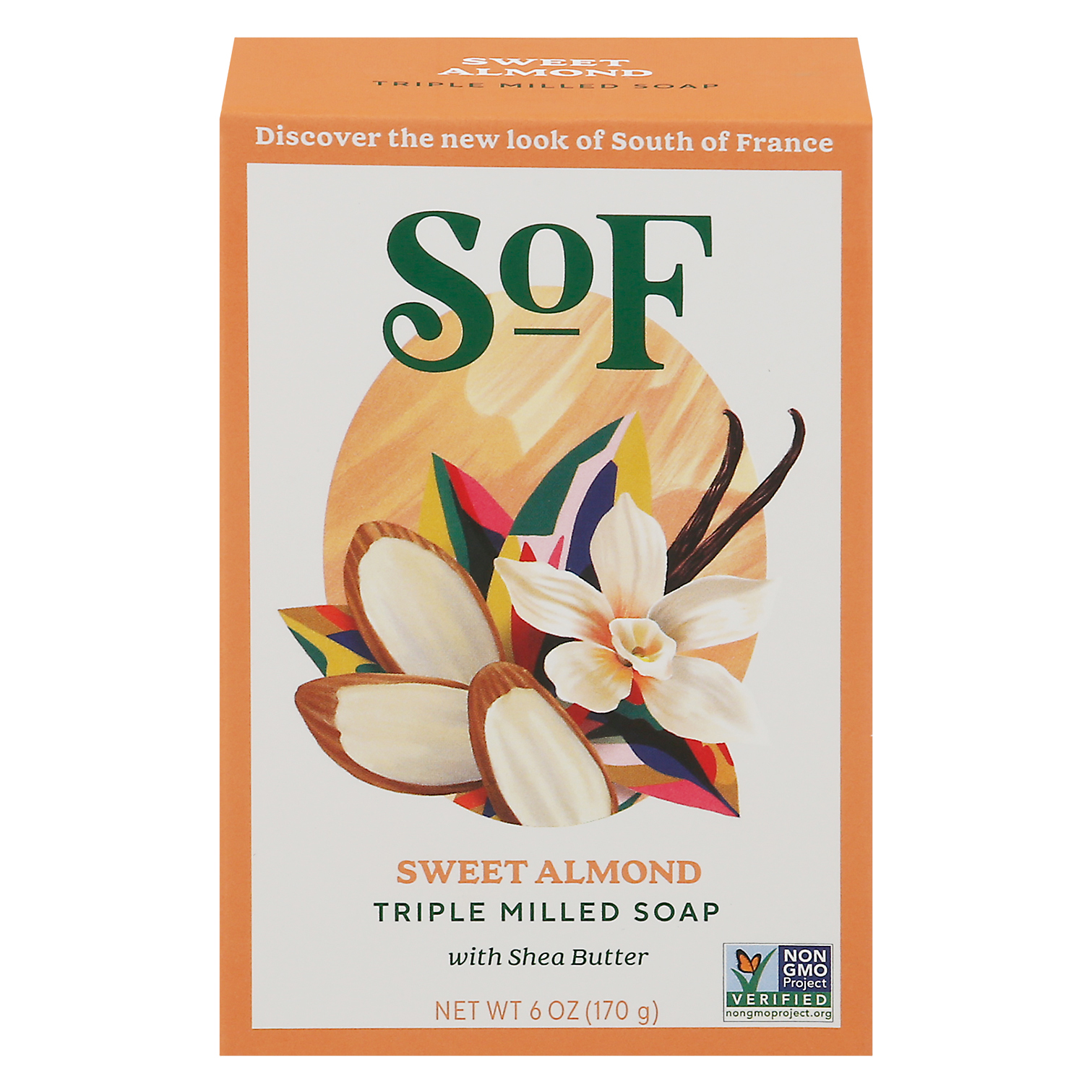 SOF Triple Milled Sweet Almond Soap